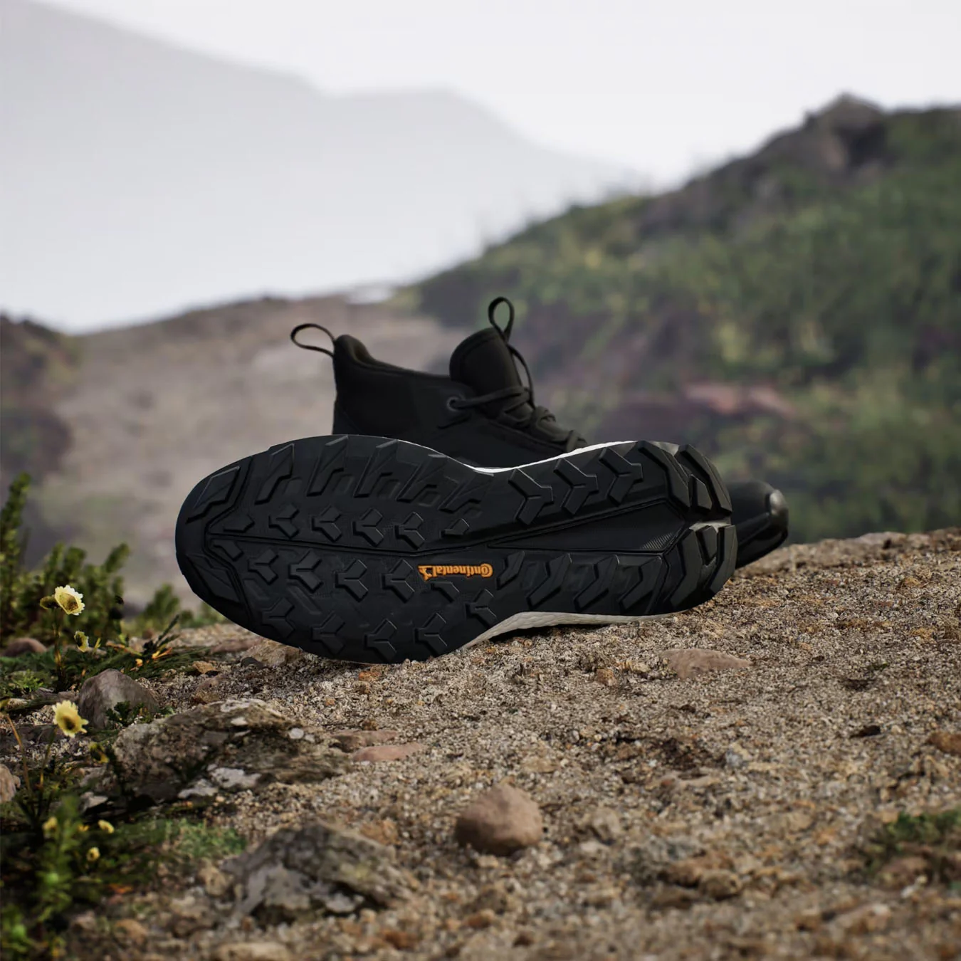 Adidas Terrex Womens Free Hiker 2 Gore-Tex Hiking Shoes Core Black / Core Black / Cloud White - Image 6
