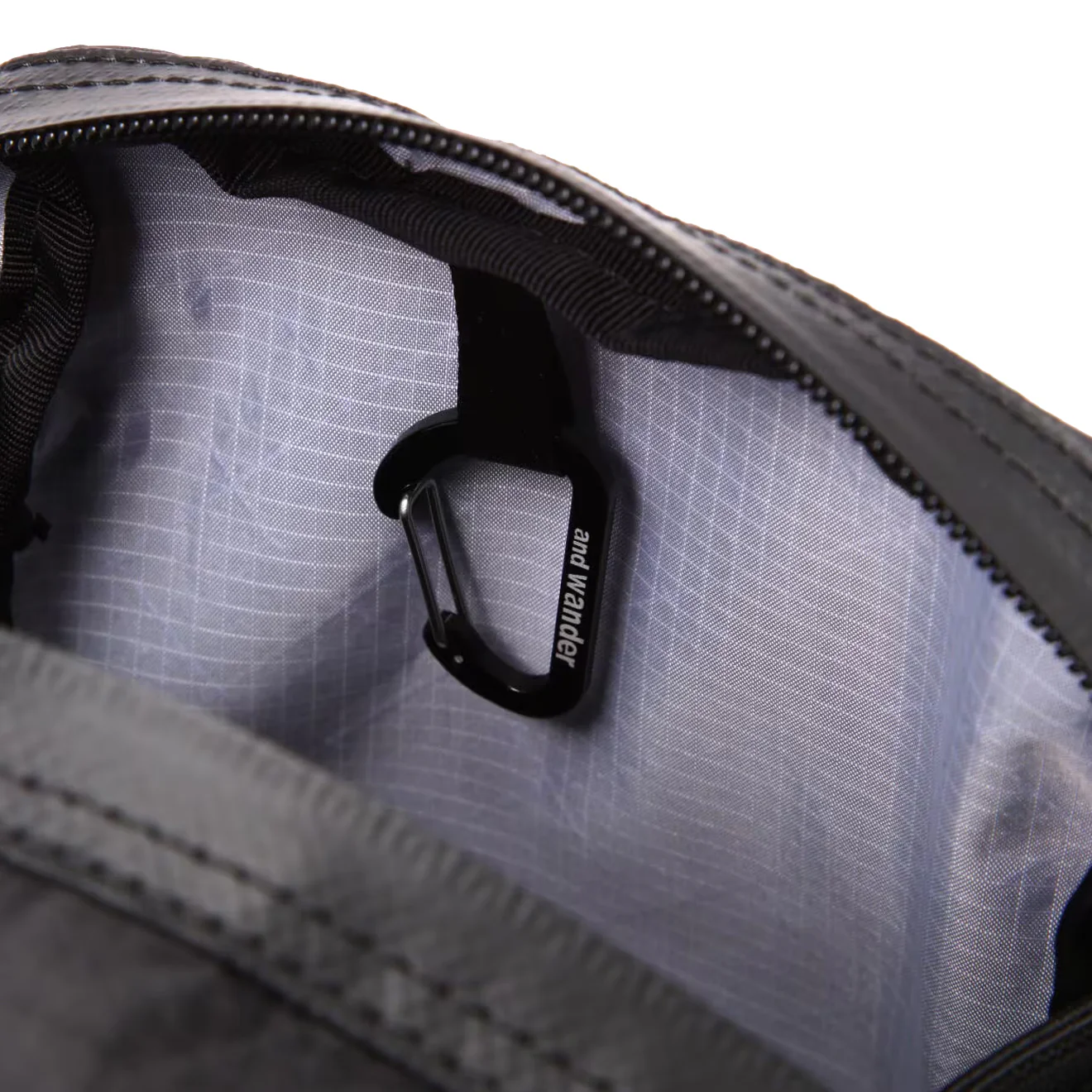 And Wander Ecopak Sholder Pouch Black - Image 5