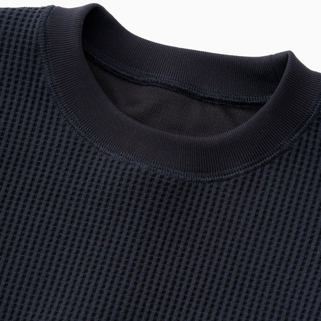 And Wander Pe Waffle L/S Tee Black - Image 5