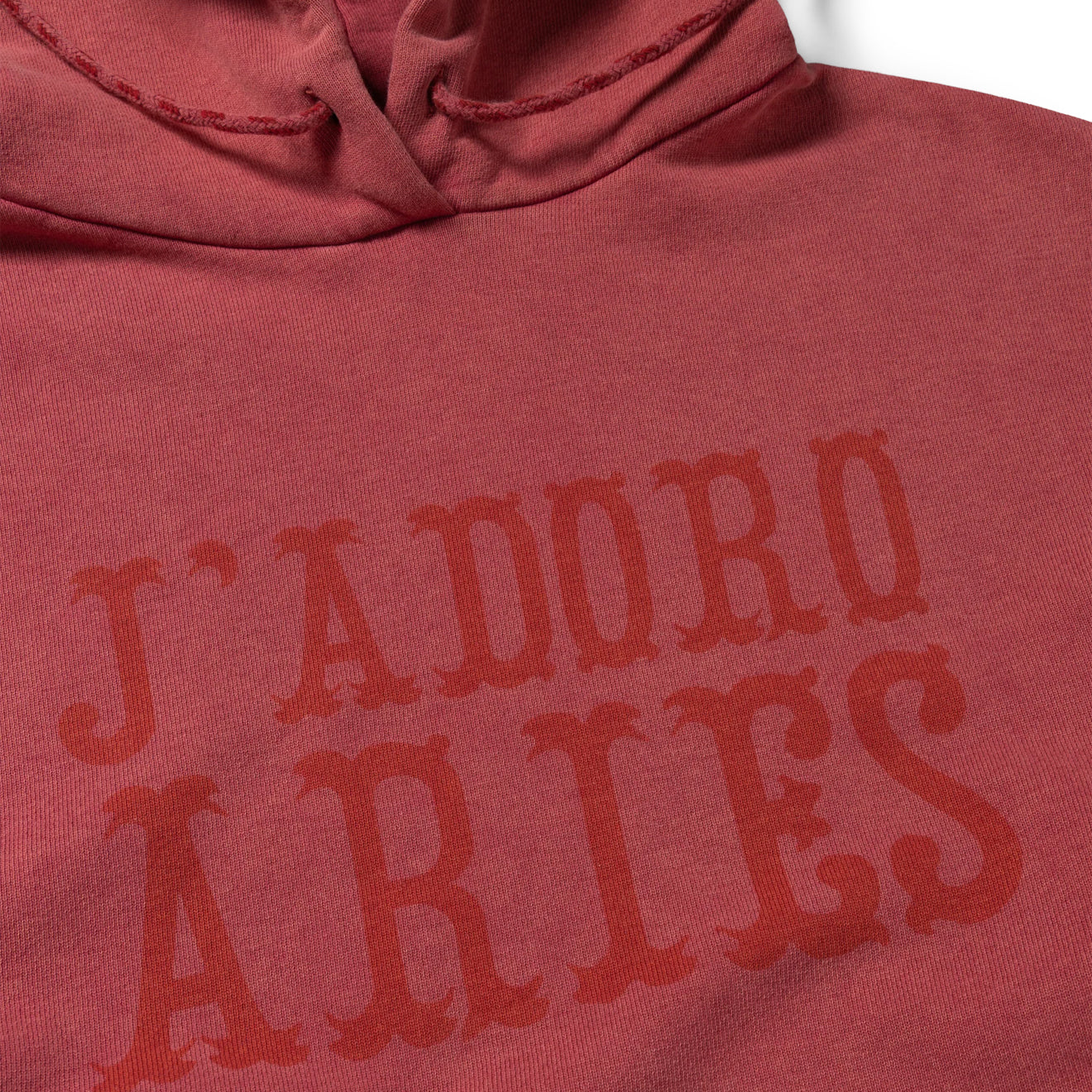 Aries Womens Aged Premium J'adoro Cowboy Hoodie Red - Image 3