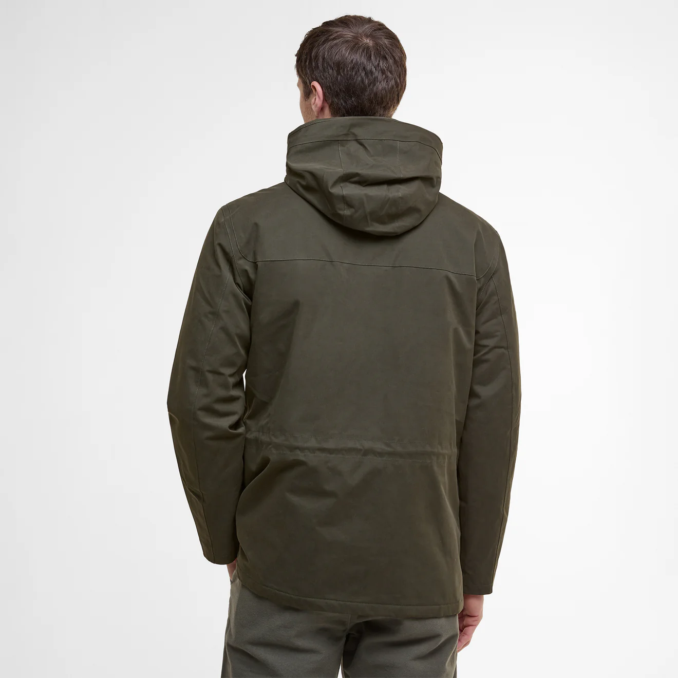 Barbour Brockstone Jacket Dark Olive - Image 3