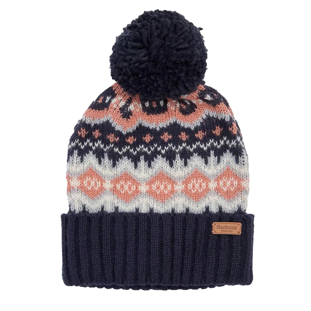 Barbour Case Fair Isle Dog Gift Set Pink/Navy - Image 3