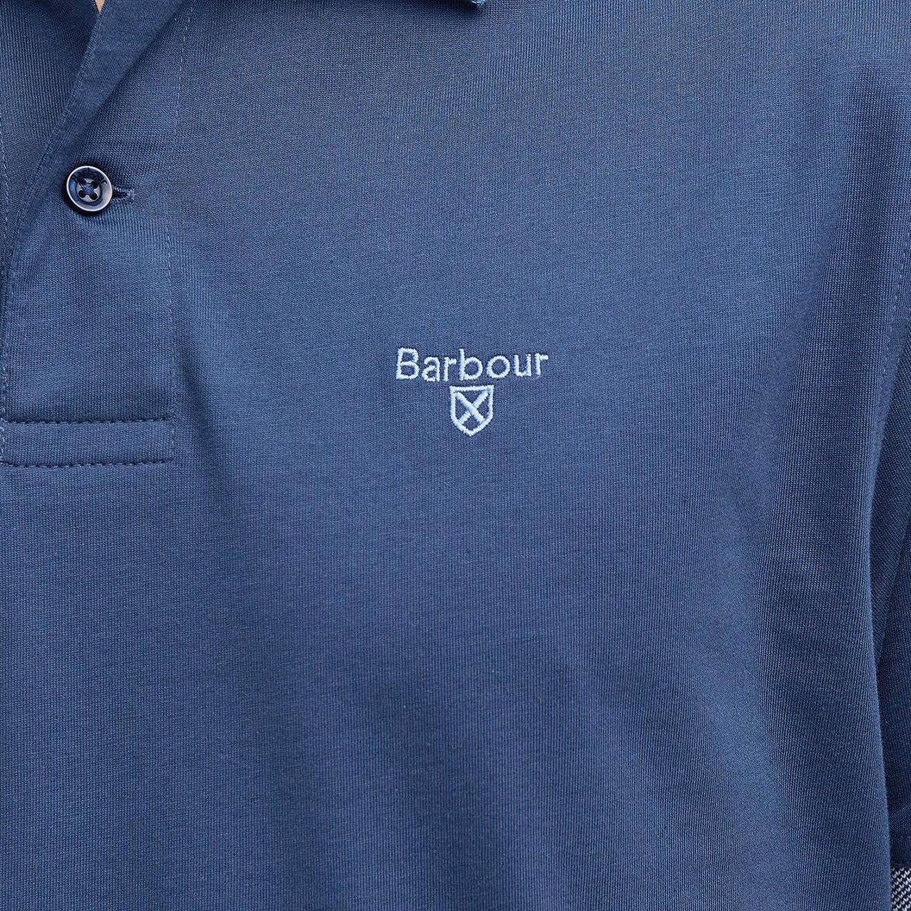 Barbour Cornsay Polo Shirt Dark Denim - Image 2