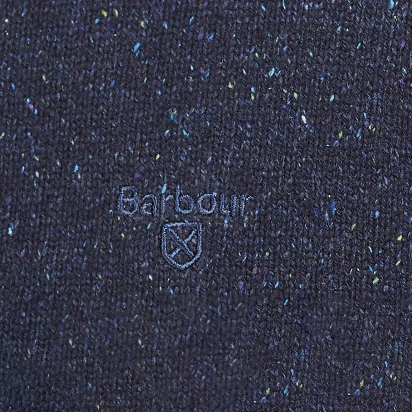 Barbour Essential Tisbury Crew Neck Sweater Navy - Image 2