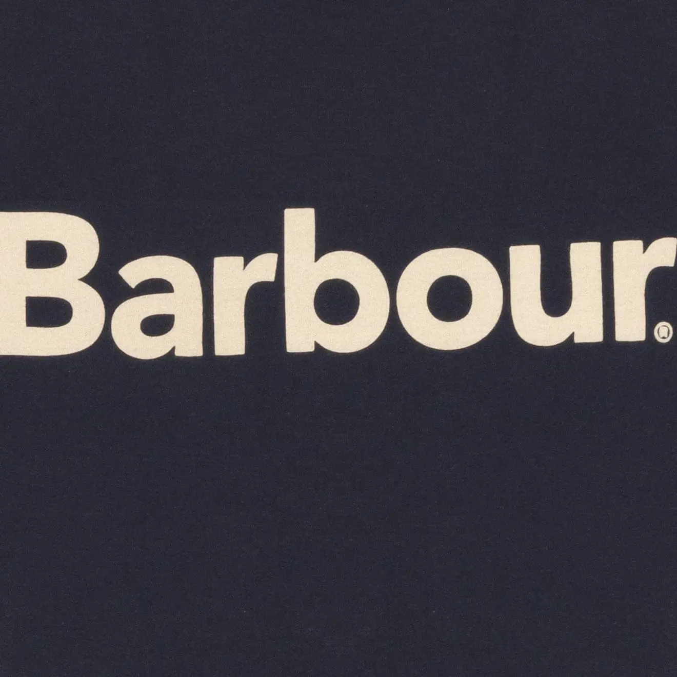 Barbour Logo T-Shirt New Navy - Image 3