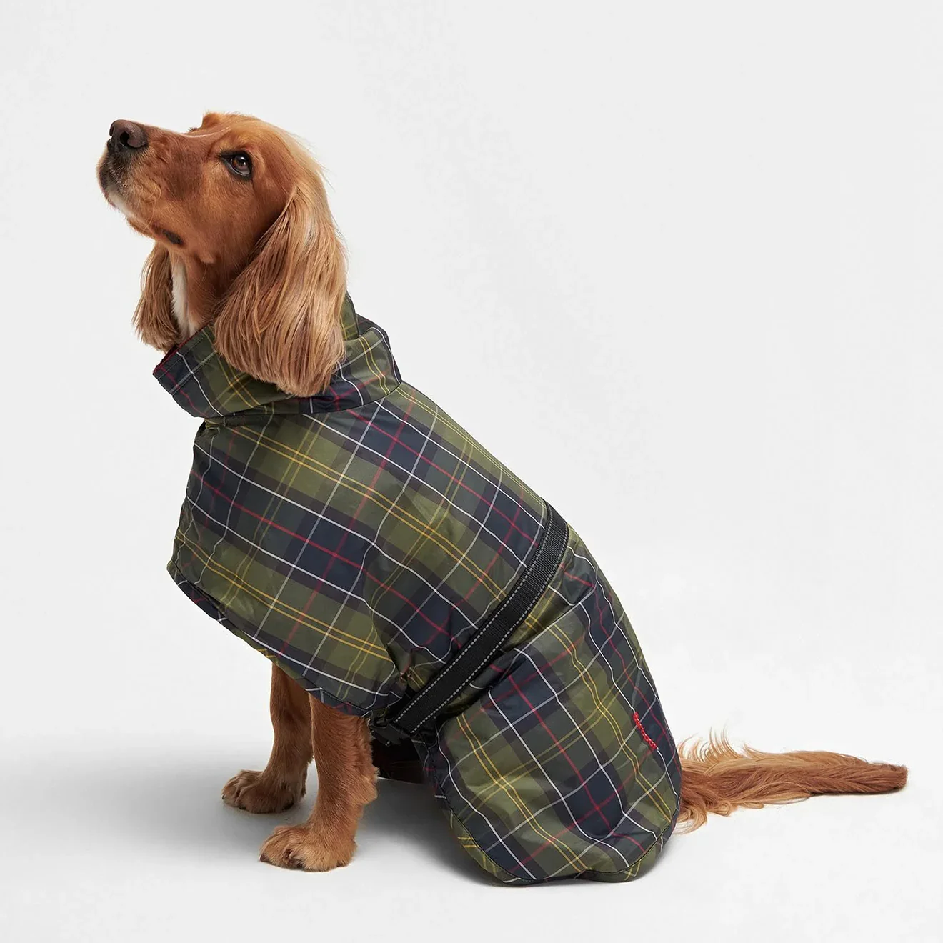 Barbour Tartan Dog Drying Robe Classic Tartan - Image 2