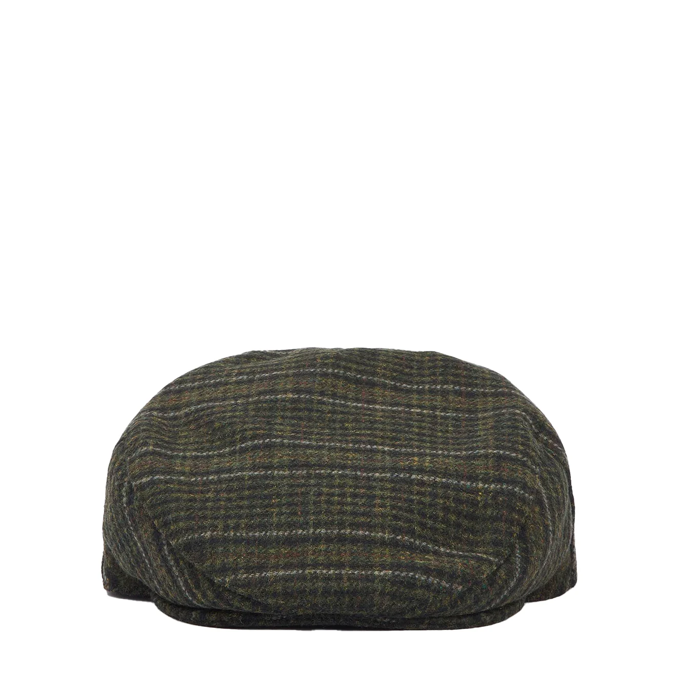 Barbour Wilkin Flat Cap Olive Check - Image 2