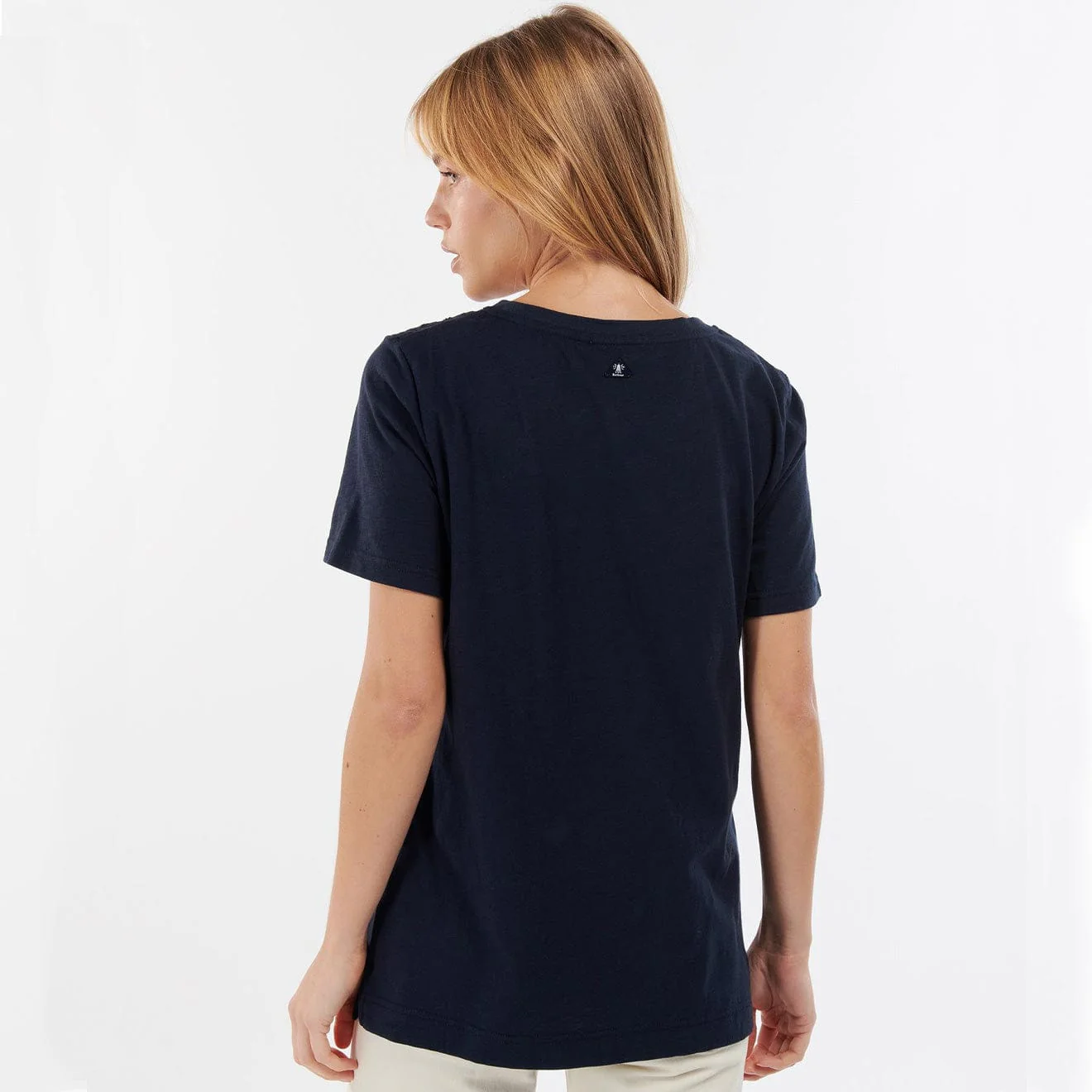 Barbour Womens Barmouth Top Navy - Image 3