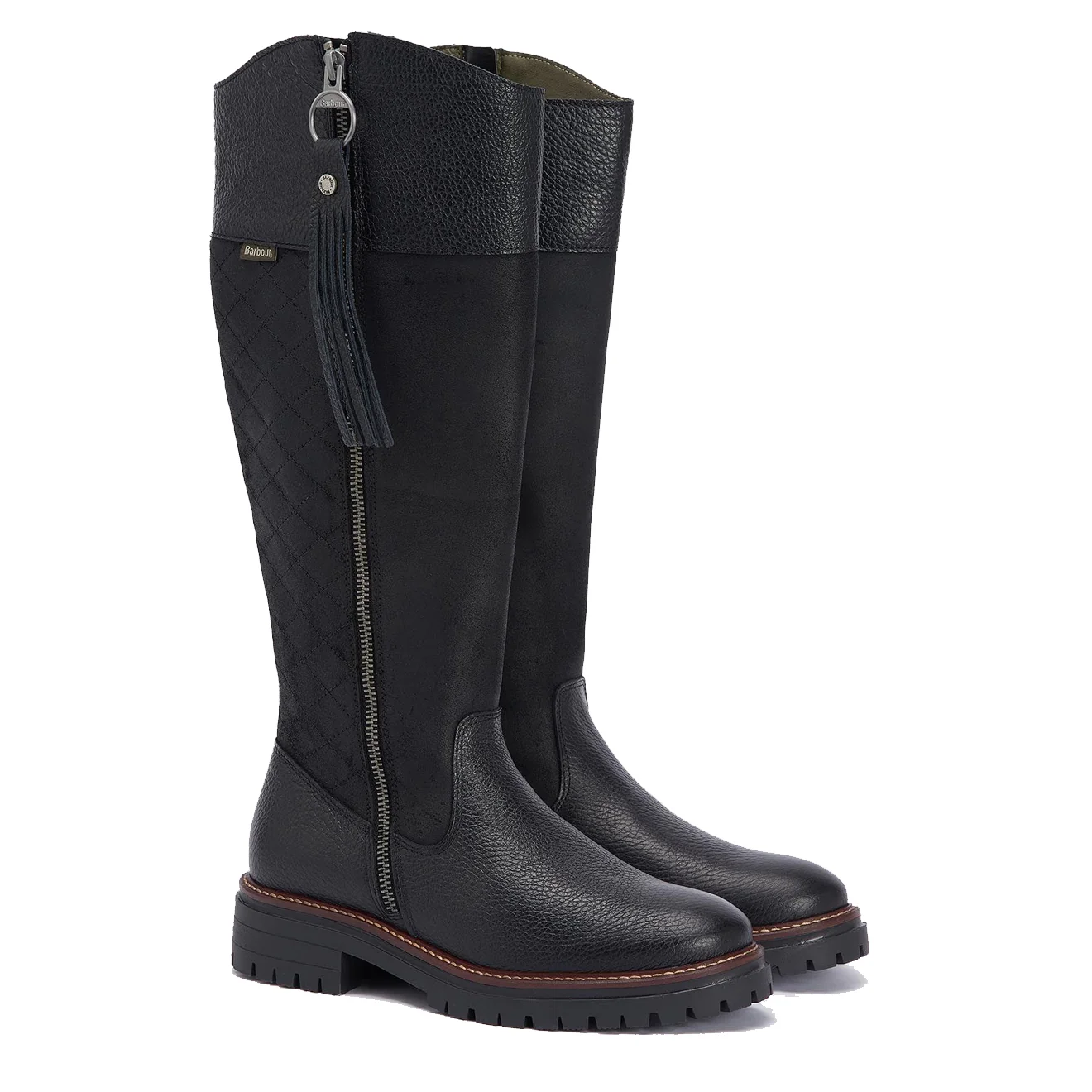 Barbour Womens Ingrid Tall Boot Black - Image 4