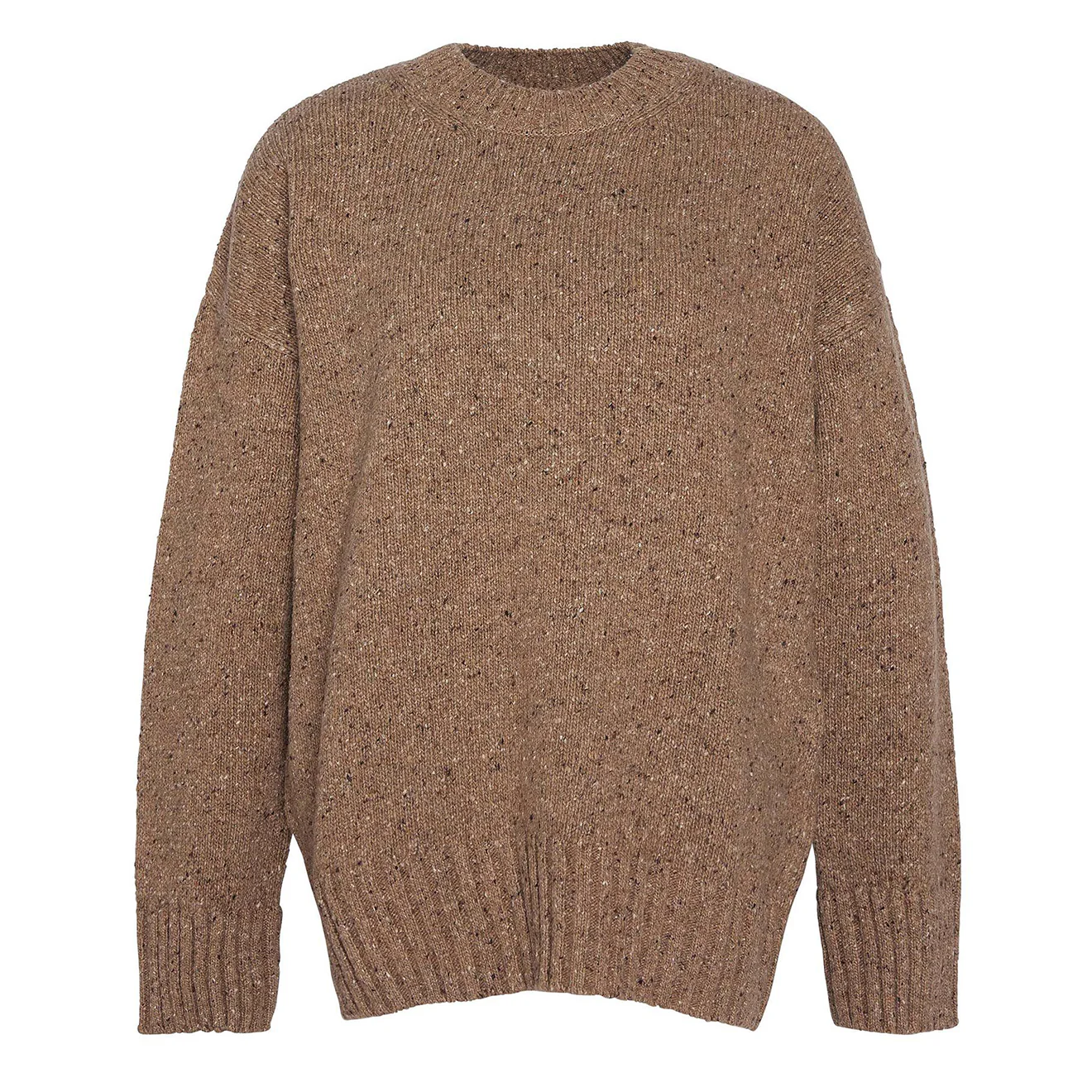 Barbour Womens Lavensdale Crew Knitted Jumper Honey