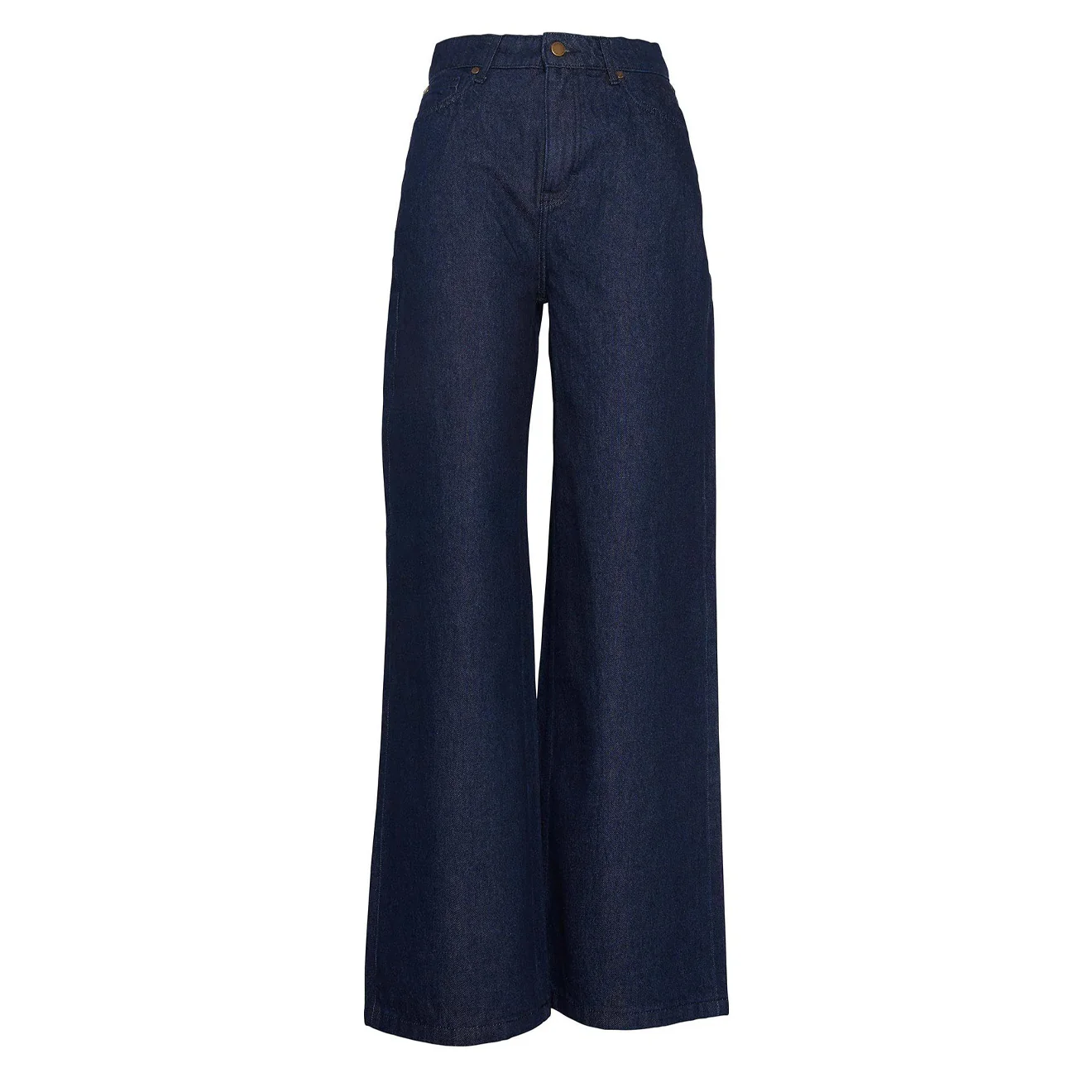 Barbour Womens Maisie Wide Leg Jeans Dark Indigo Wash
