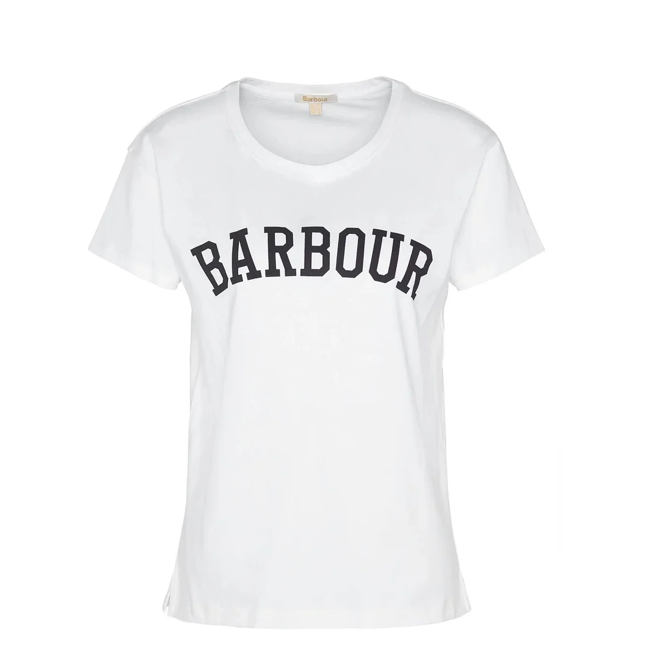 Barbour Womens Northumberland Classic T-Shirt White / Navy