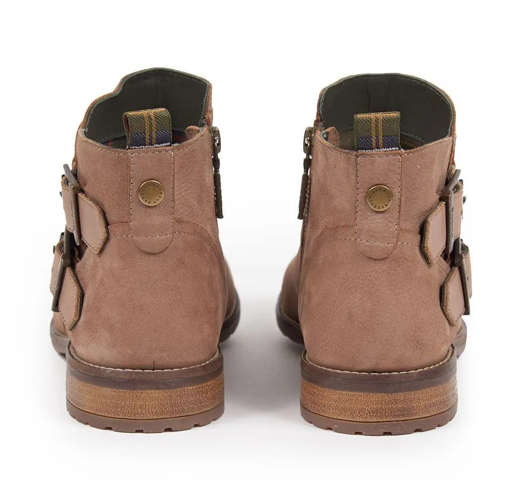 Barbour Womens Sarah Low Buckle Boot Taupe - Image 3