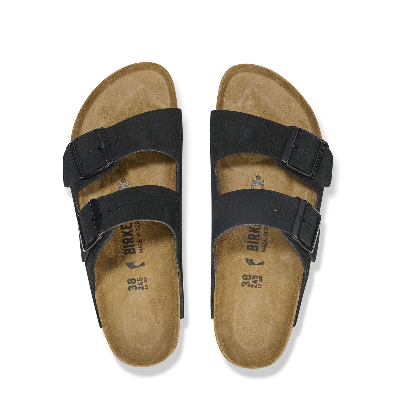 Birkenstock Womens Arizona Narrow Sandal Black - Image 2