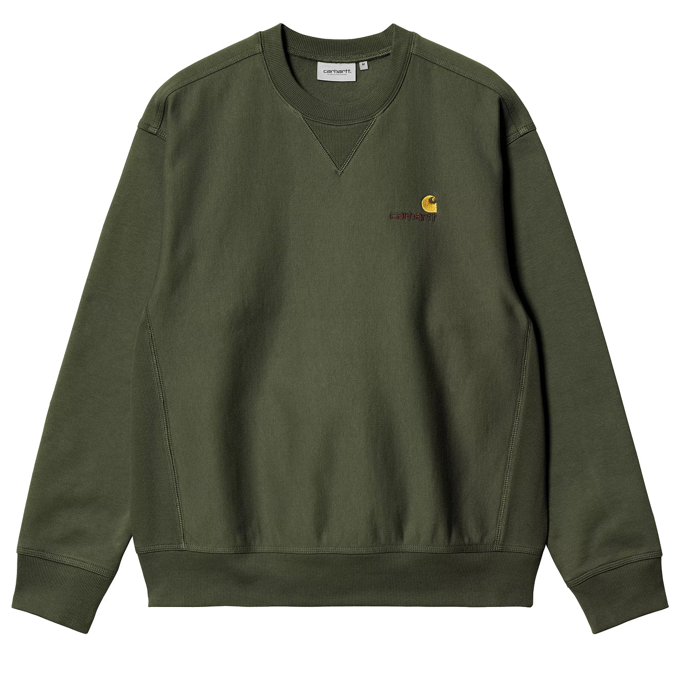 Carhartt WIP American Script Sweat Tarragon