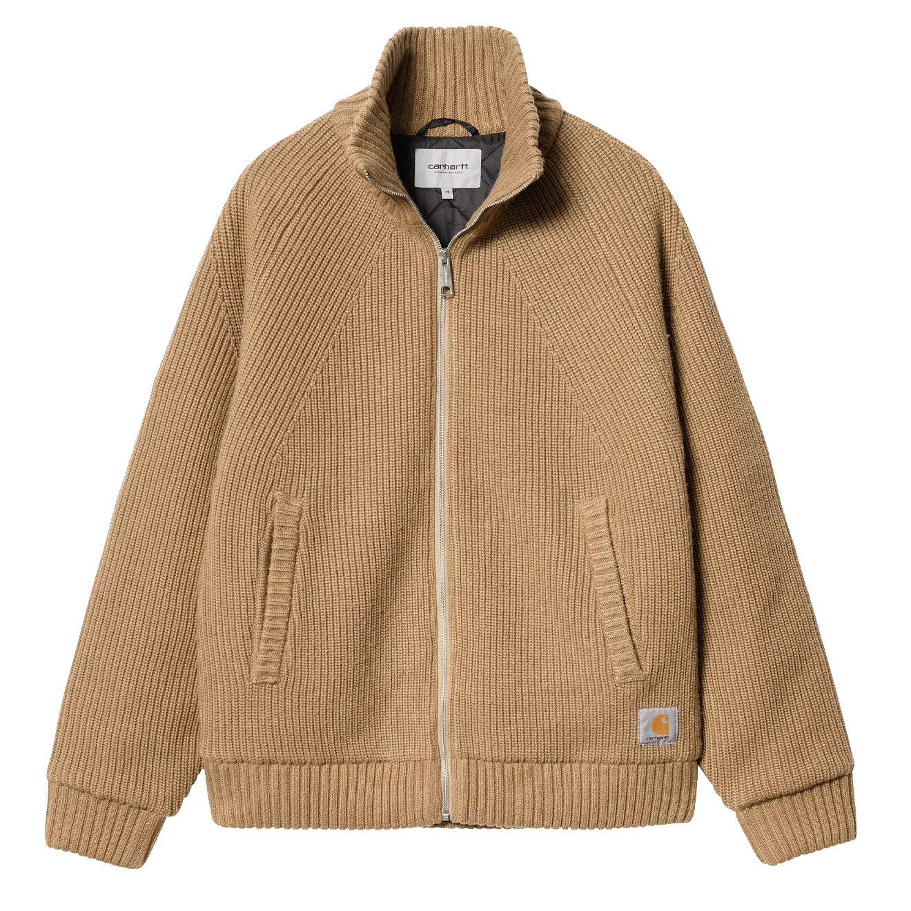 Carhartt WIP Banley Sweater Jacket Peanut - Image 2