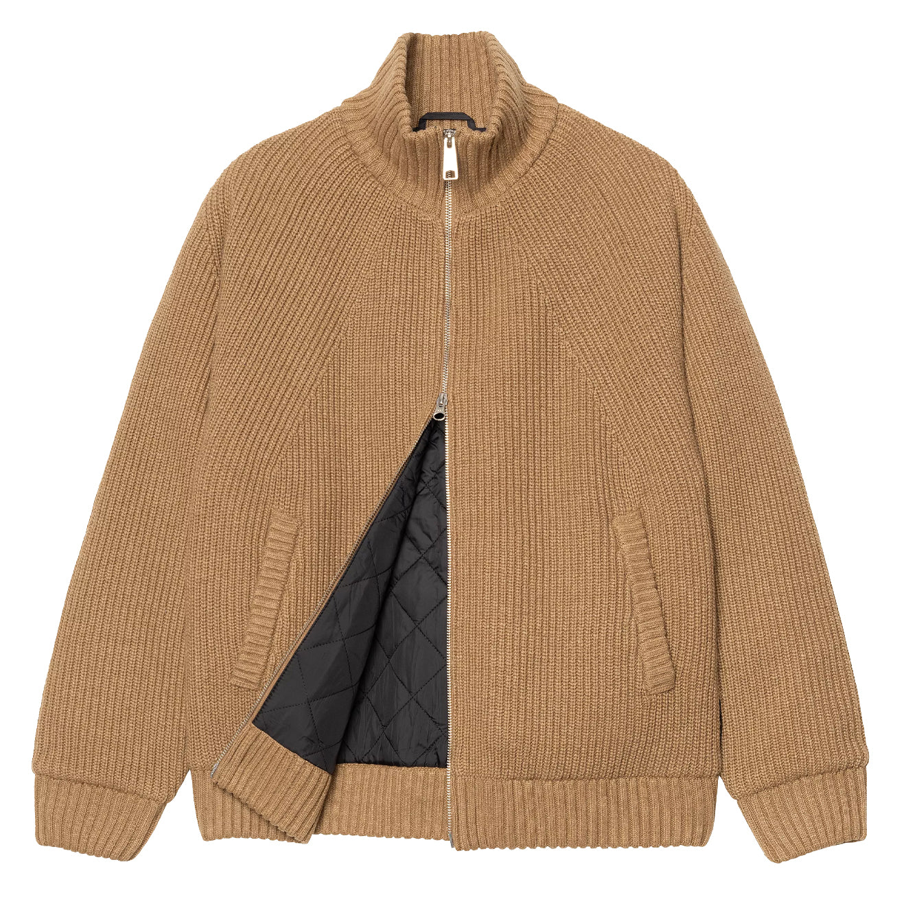 Carhartt WIP Banley Sweater Jacket Peanut - Image 3