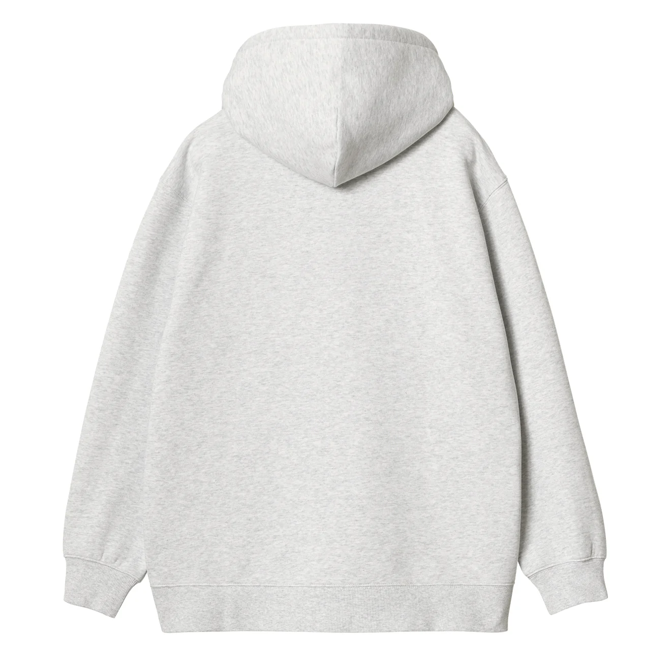 Carhartt WIP Womens Hooded Sweat Ash Heather / Dusty Rose - Image 2