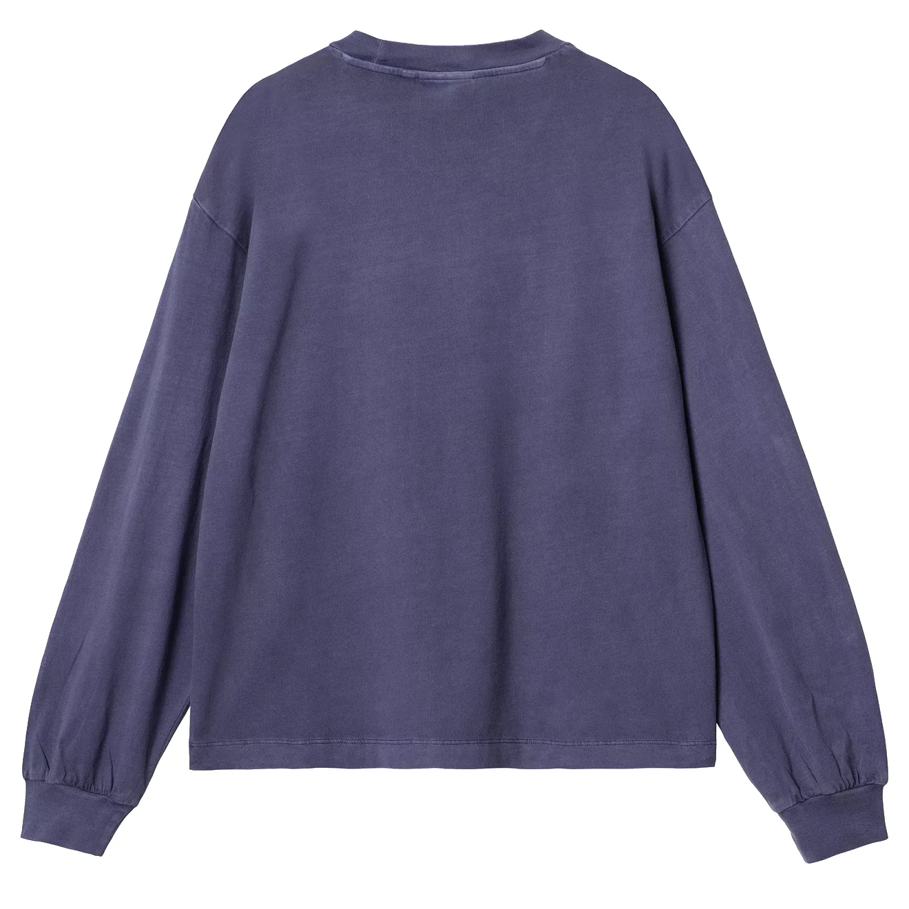 Carhartt WIP Womens L/S Nelson T-Shirt Aura Garment Dyed - Image 2