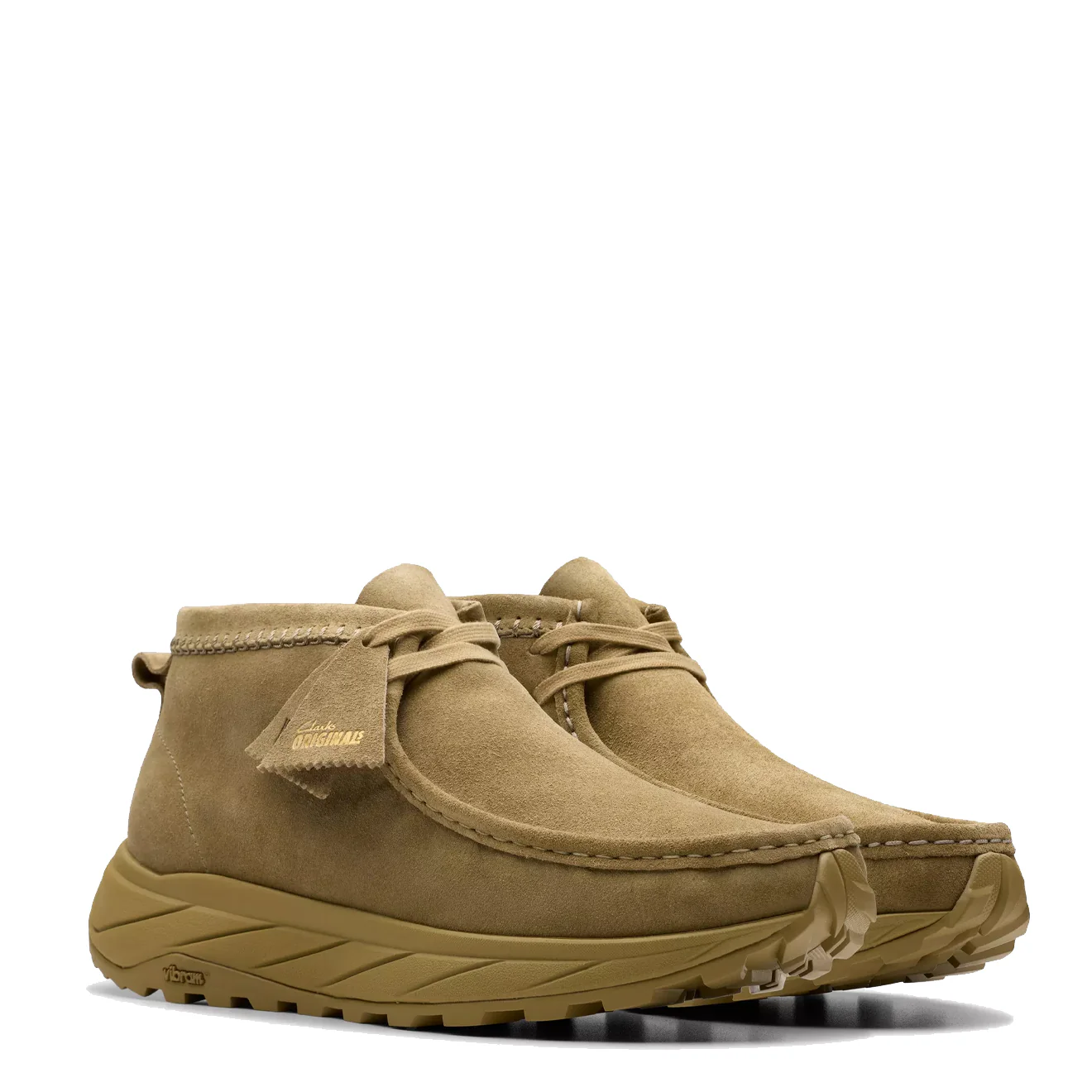 Clarks Originals Wallabee Eden Dark Sand Suede - Image 3