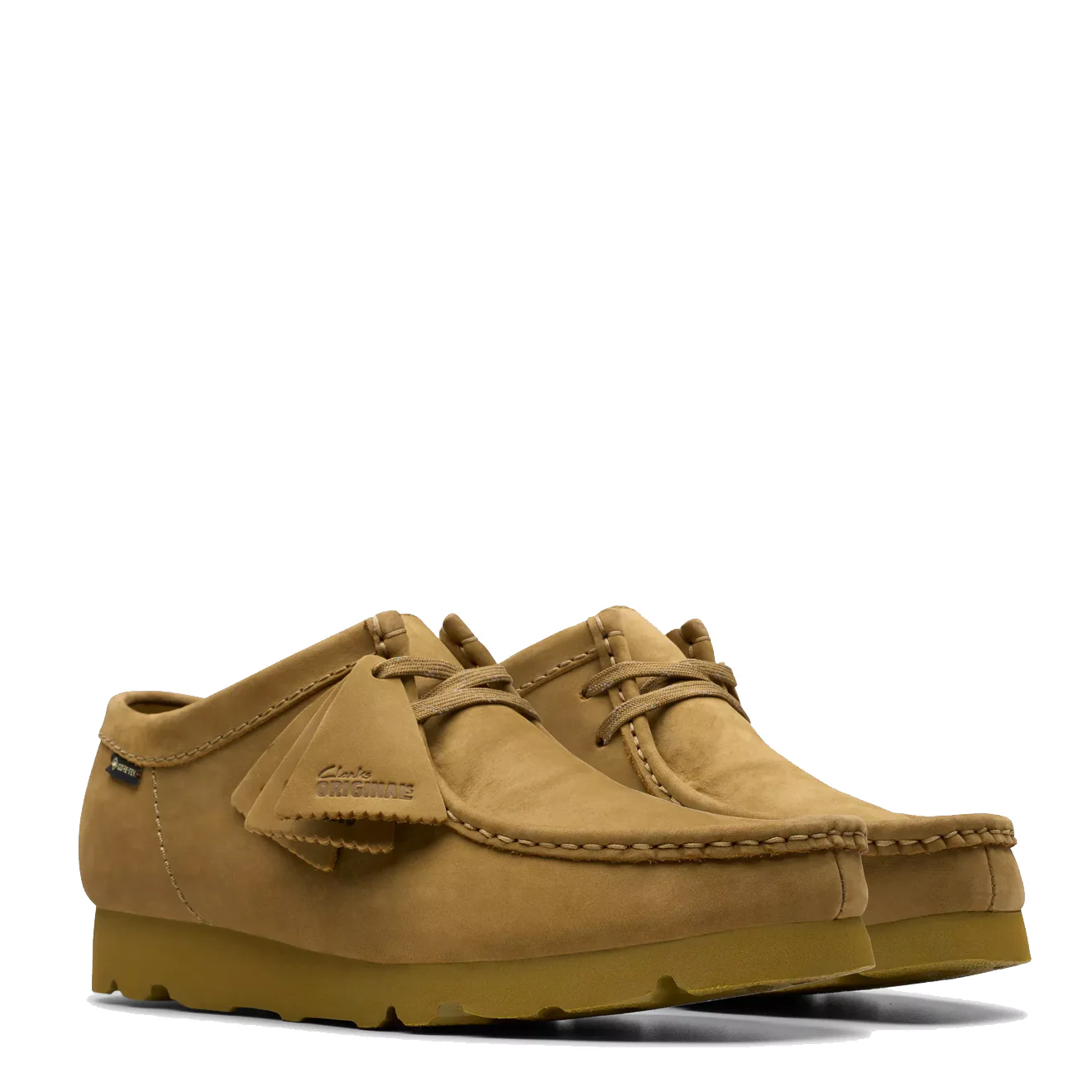 Clarks Originals Wallabee GTX Shoe Oakmoss Nubuck - Image 3