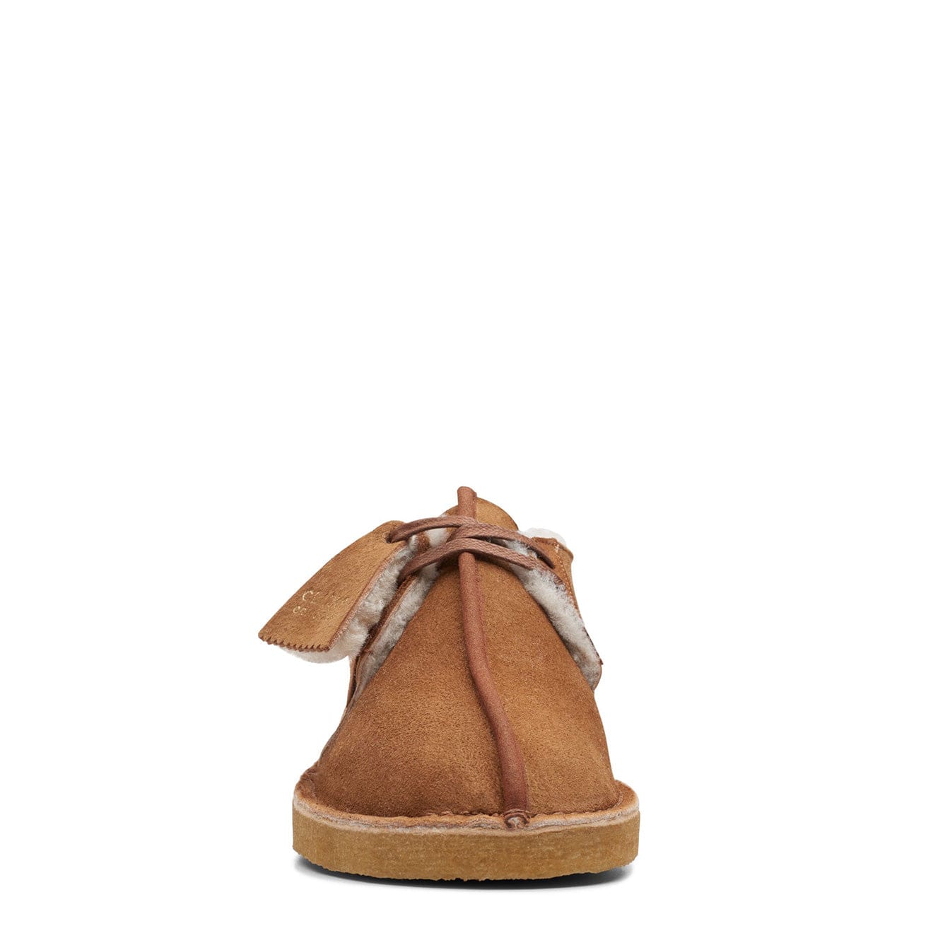 Clarks Originals Womens Desert Trek Warmlined Shoes Tan - Image 3