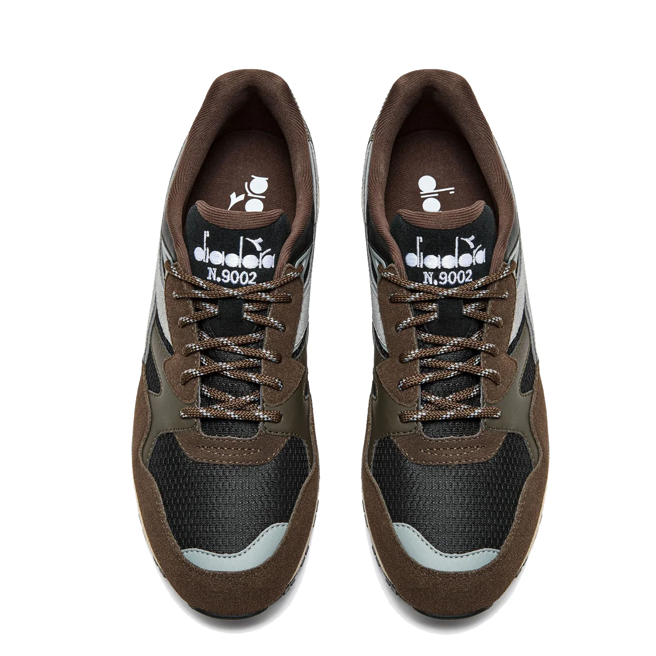 Diadora N9002 Polar Dark Brown Trainer Dark Brown - Image 2
