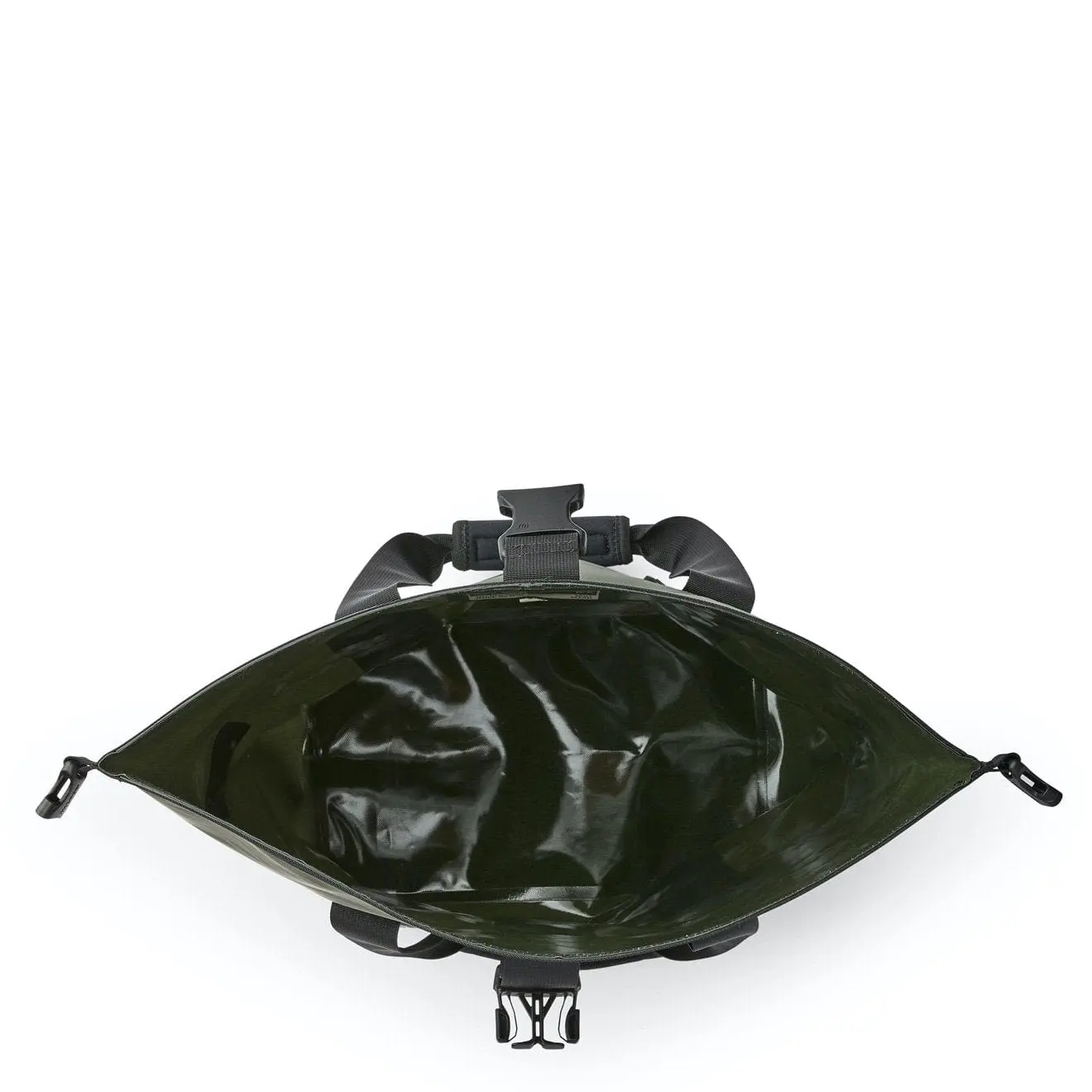 Filson Dry Roll-Top Tote Bag Green - Image 3