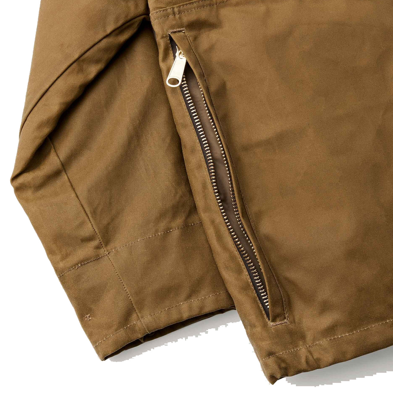 Filson Tin Cloth Field Jacket Dark Tan - Image 6