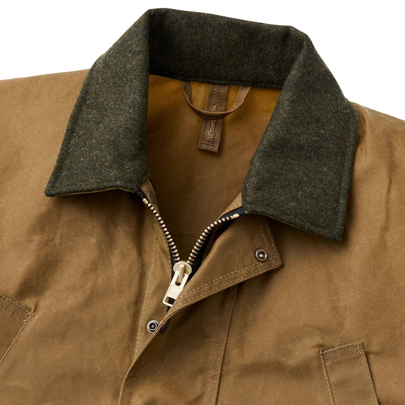 Filson Tin Cloth Field Jacket Dark Tan - Image 9