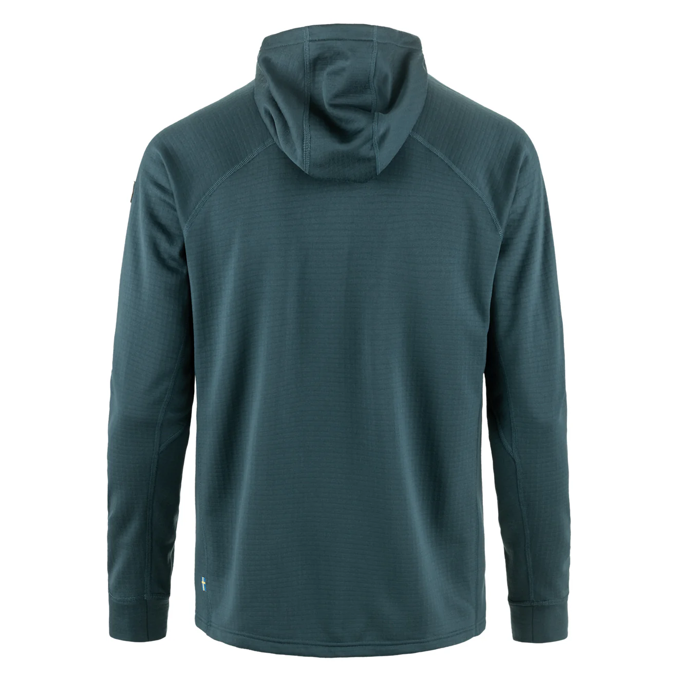 Fjallraven Abisko Grid Fleece Hoodie Mountain Blue - Image 2