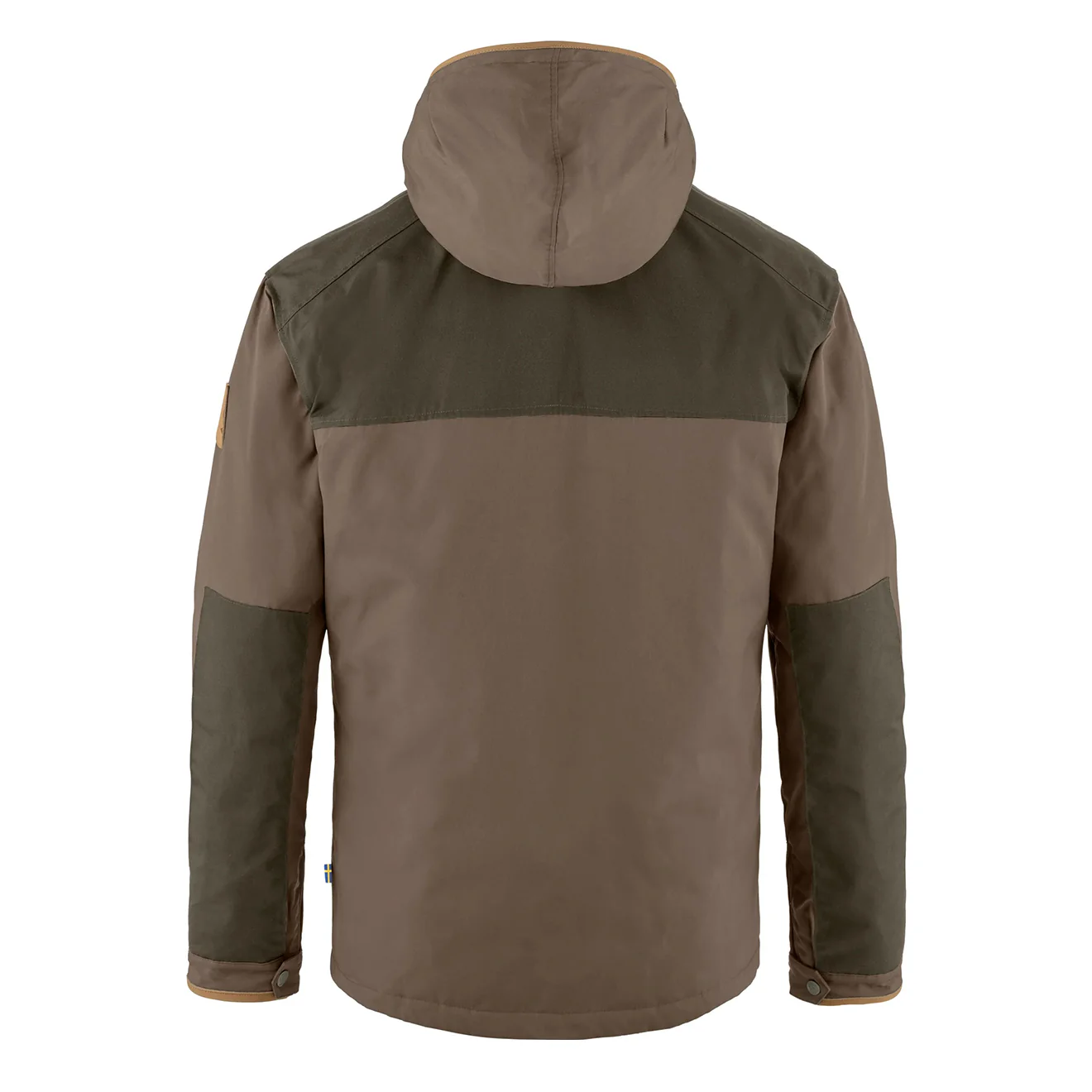 Fjallraven Greenland No. 1 Down Jacket Suede Brown / Dark Olive - Image 2