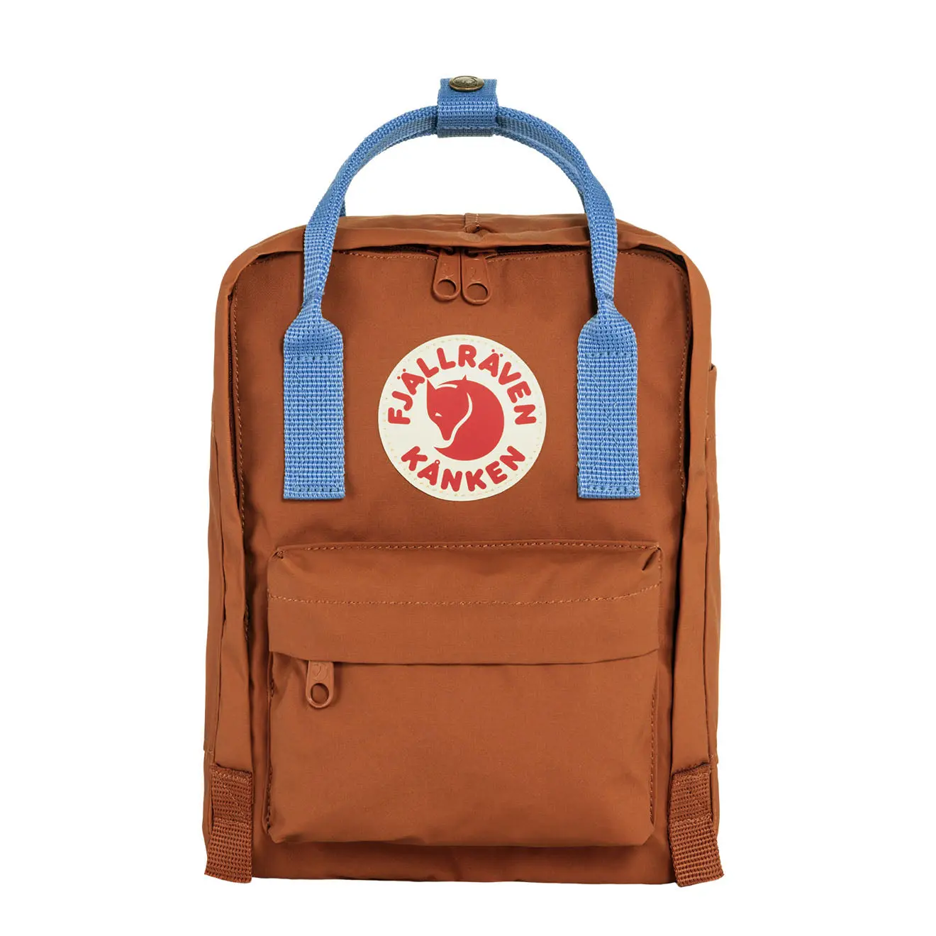 Fjallraven Kanken Mini Backpack Terracotta Brown Ultramarine