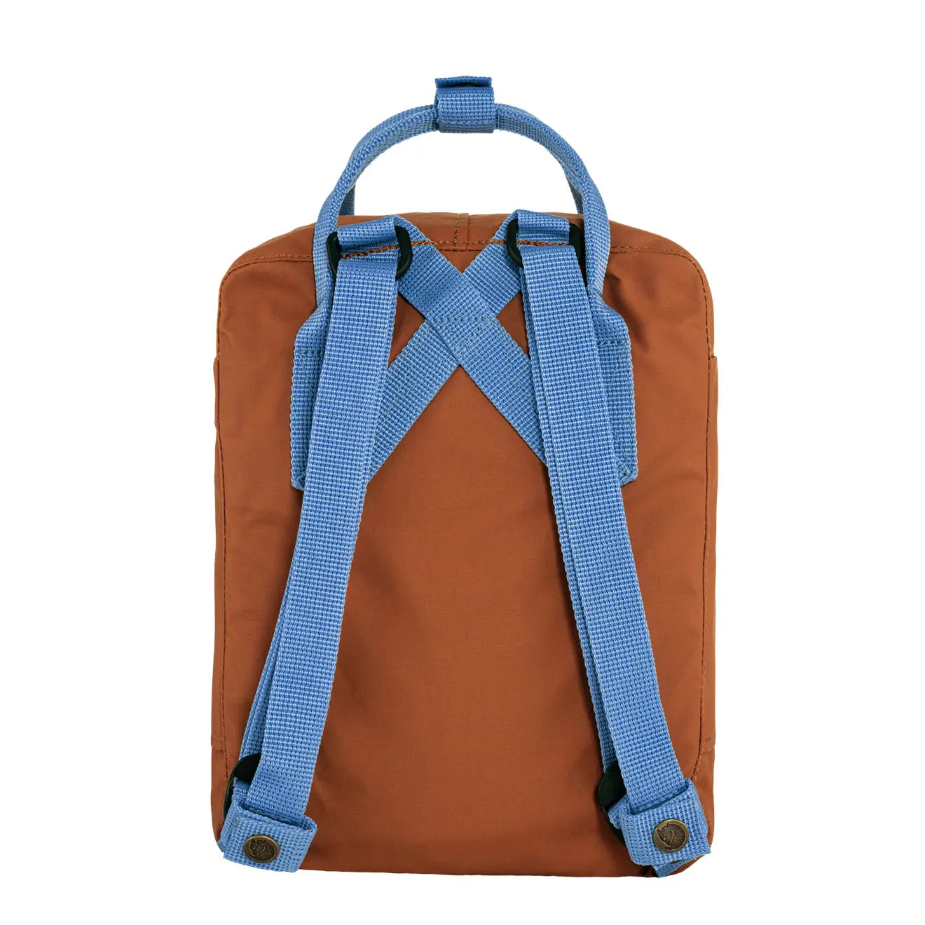 Fjallraven Kanken Mini Backpack Terracotta Brown Ultramarine - Image 3