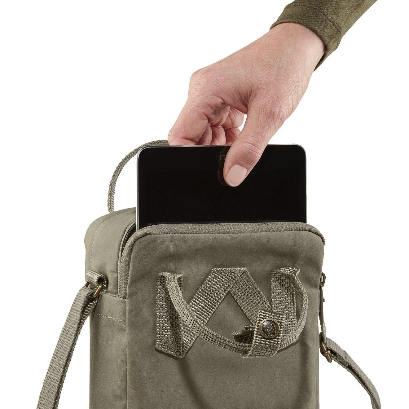 Fjallraven Kanken Sling Cross Body Bag Fog - Image 5