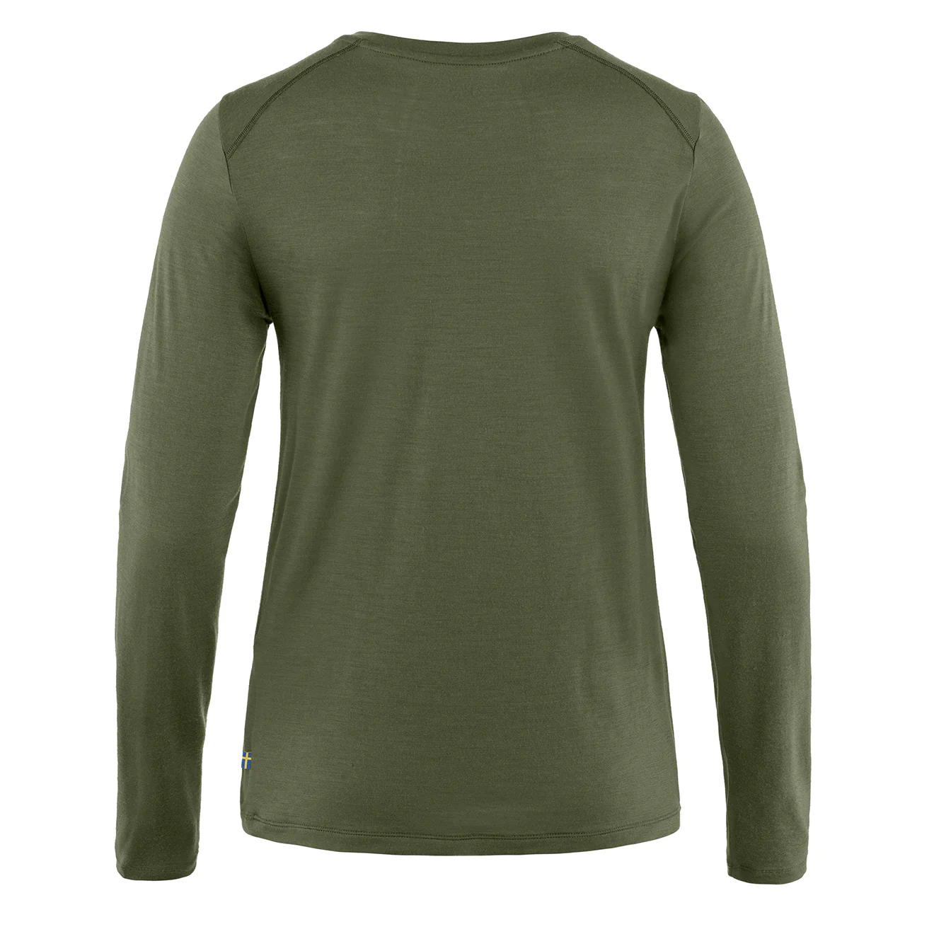 Fjallraven Womens Abisko Wool LS Laurel Green - Image 2