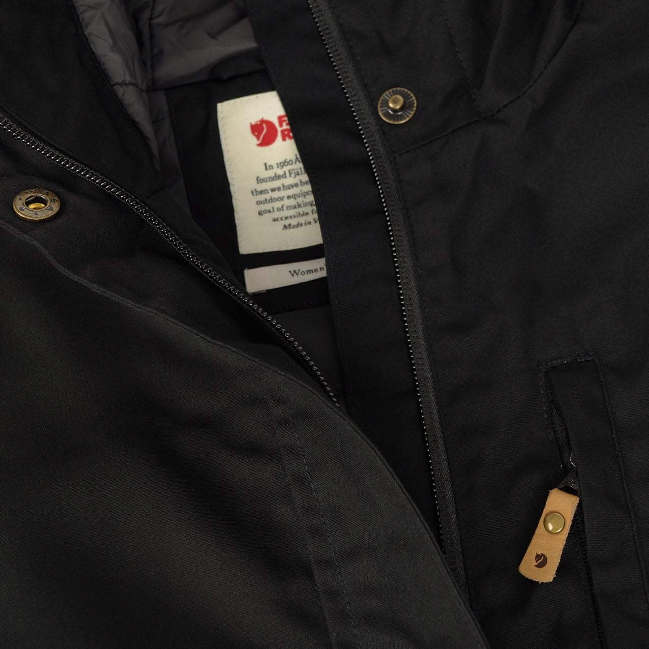 Fjallraven Womens Kiruna Padded Parka Black - Image 3