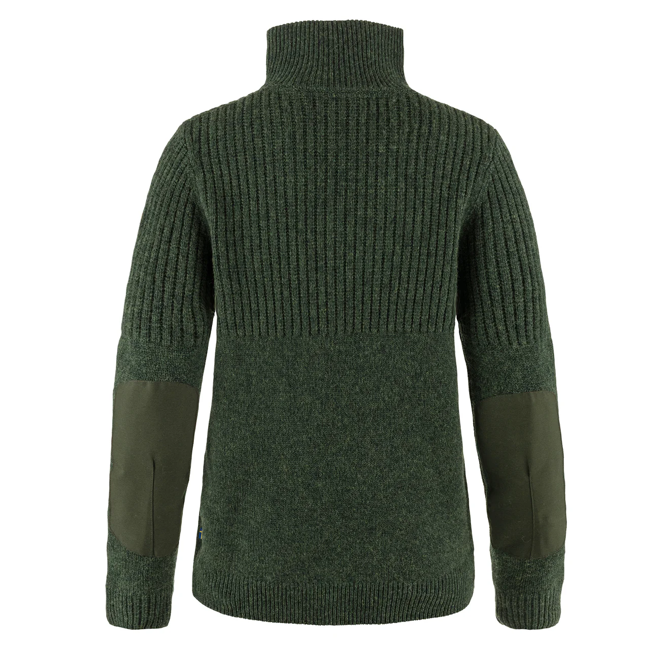 Fjallraven Womens Ovik Half Zip Knit Deep Forest - Image 2