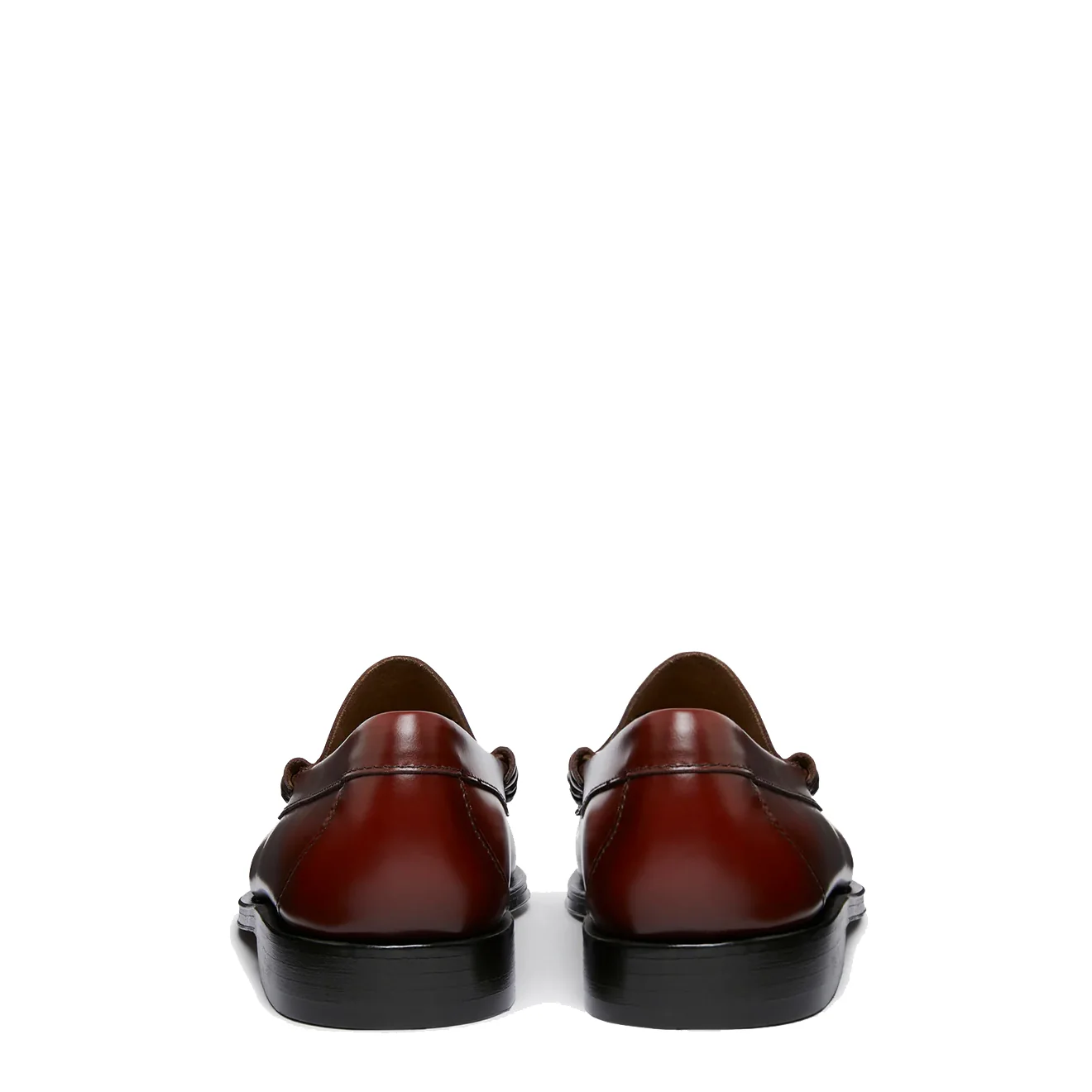 G.H.Bass Weejuns Larson Penny Loafers Smoke Paprika Leather - Image 3