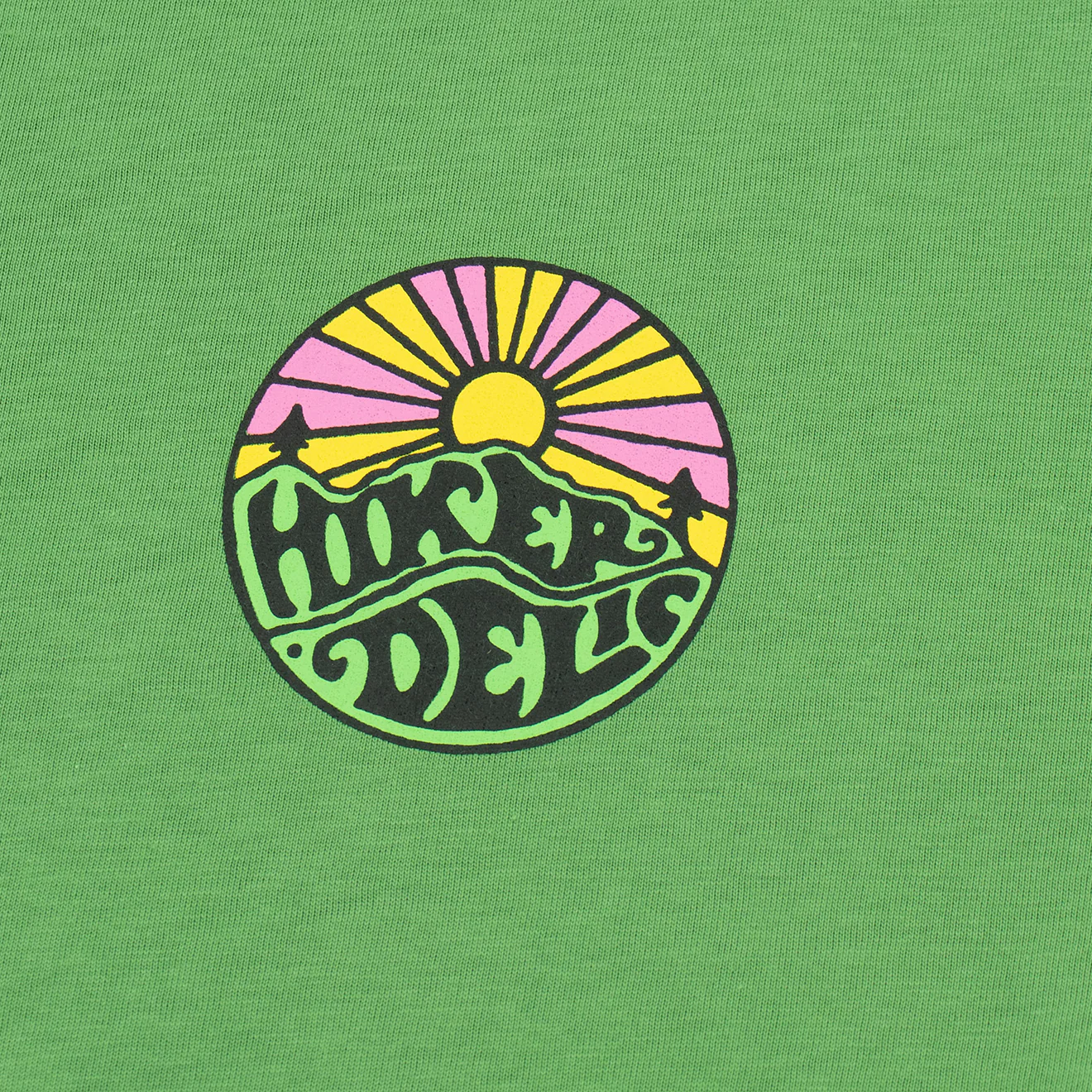 Hikerdelic Original Logo SS T-Shirt Fern - Image 3