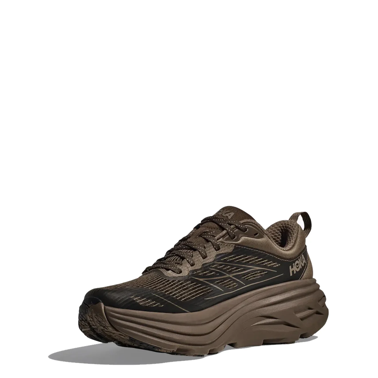 Hoka Bondi 8 TS Caged Trainer Umber / Deep Umber - Image 7
