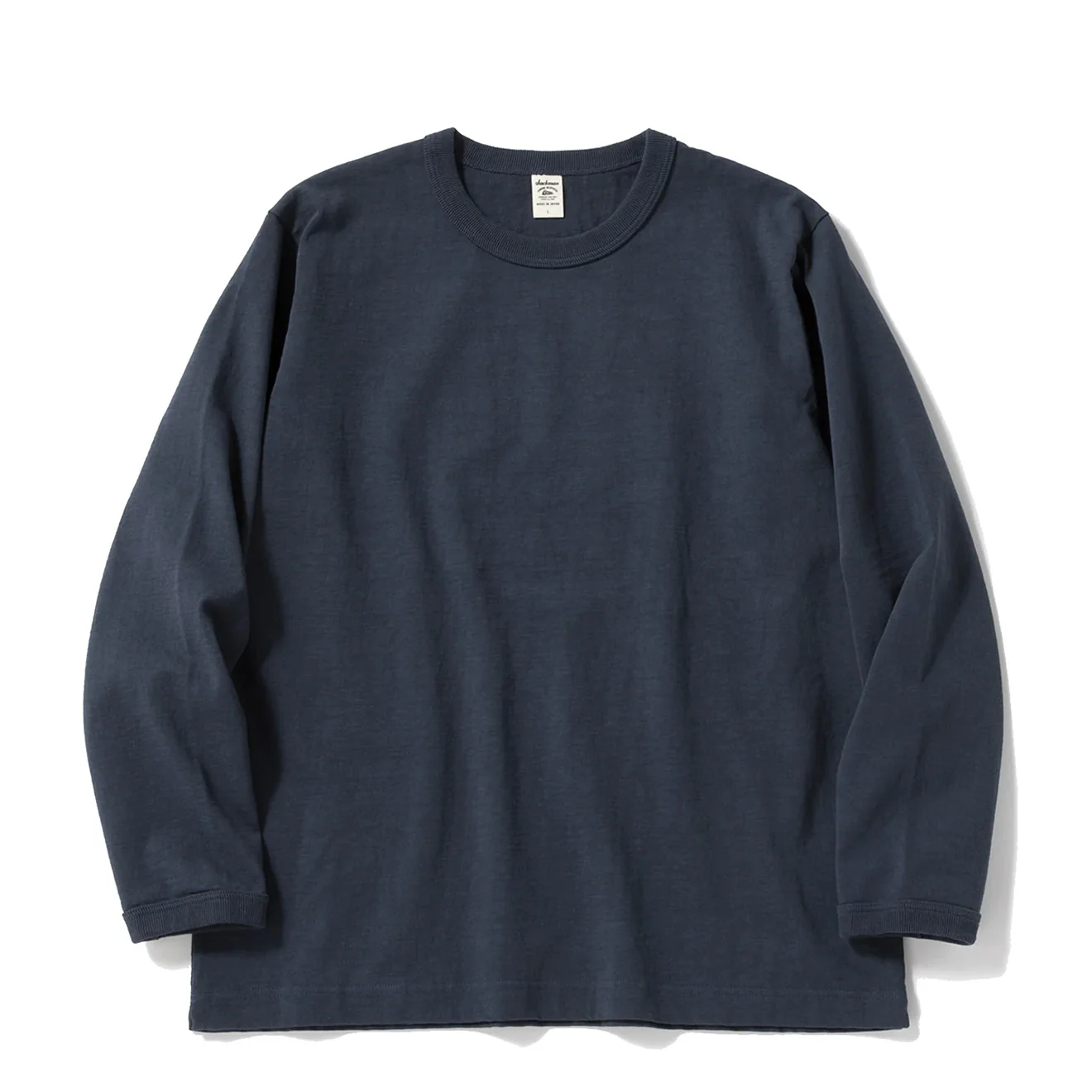 Jackman Dotsume L/S T-Shirt Tetsukon Iron Navy