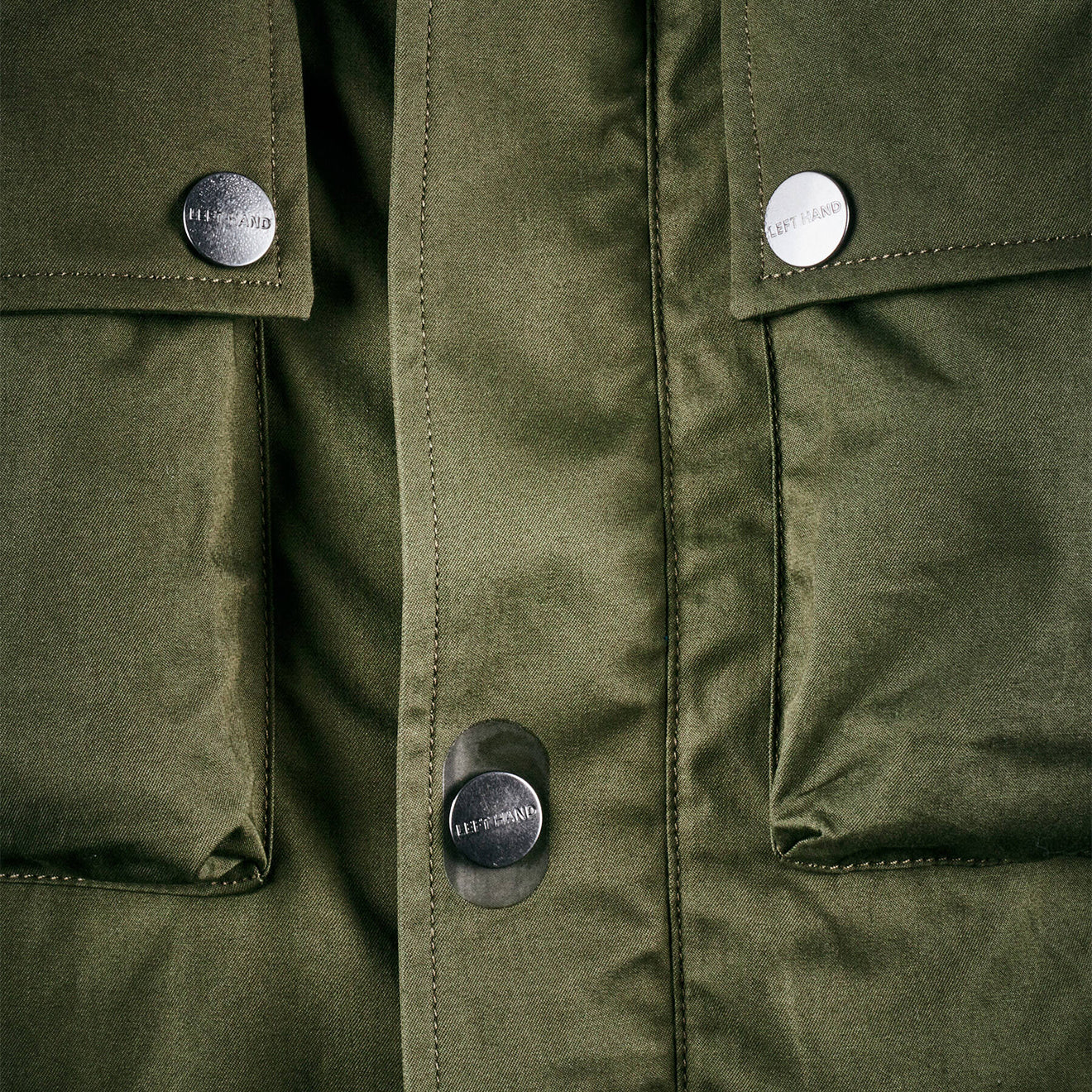 Left Hand Figna Field Jacket Olive - Image 6
