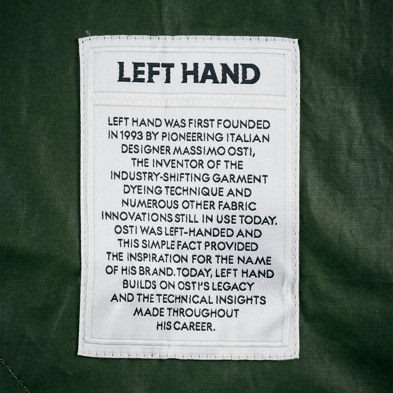 Left Hand Figna Field Jacket Olive - Image 7
