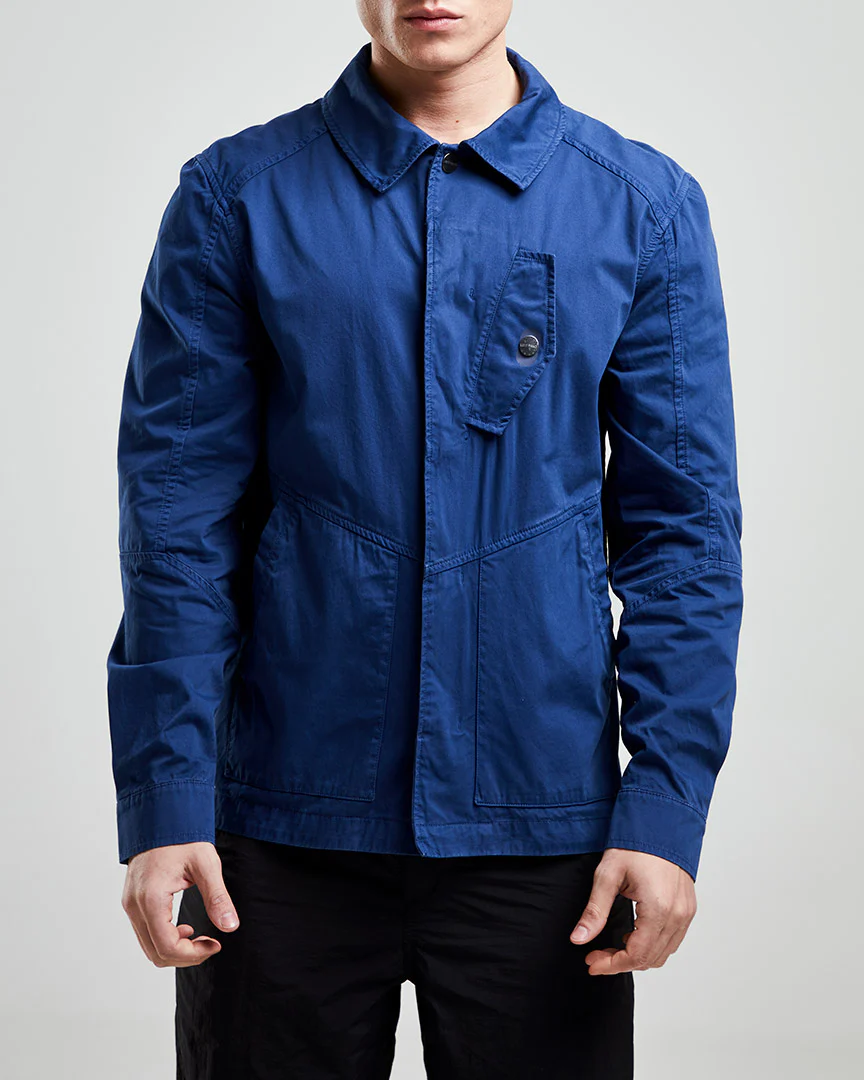 Left Hand Sesia Overshirt Navy - Image 3