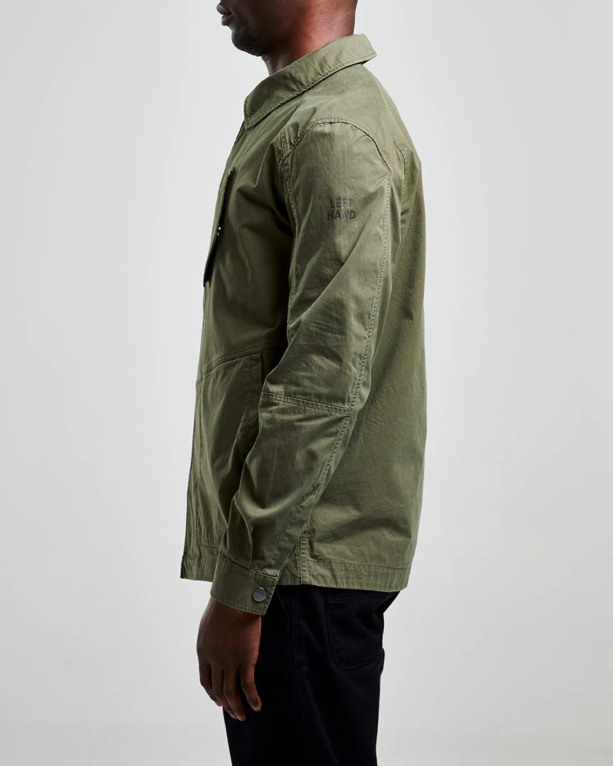 Left Hand Sesia Overshirt Olive - Image 4