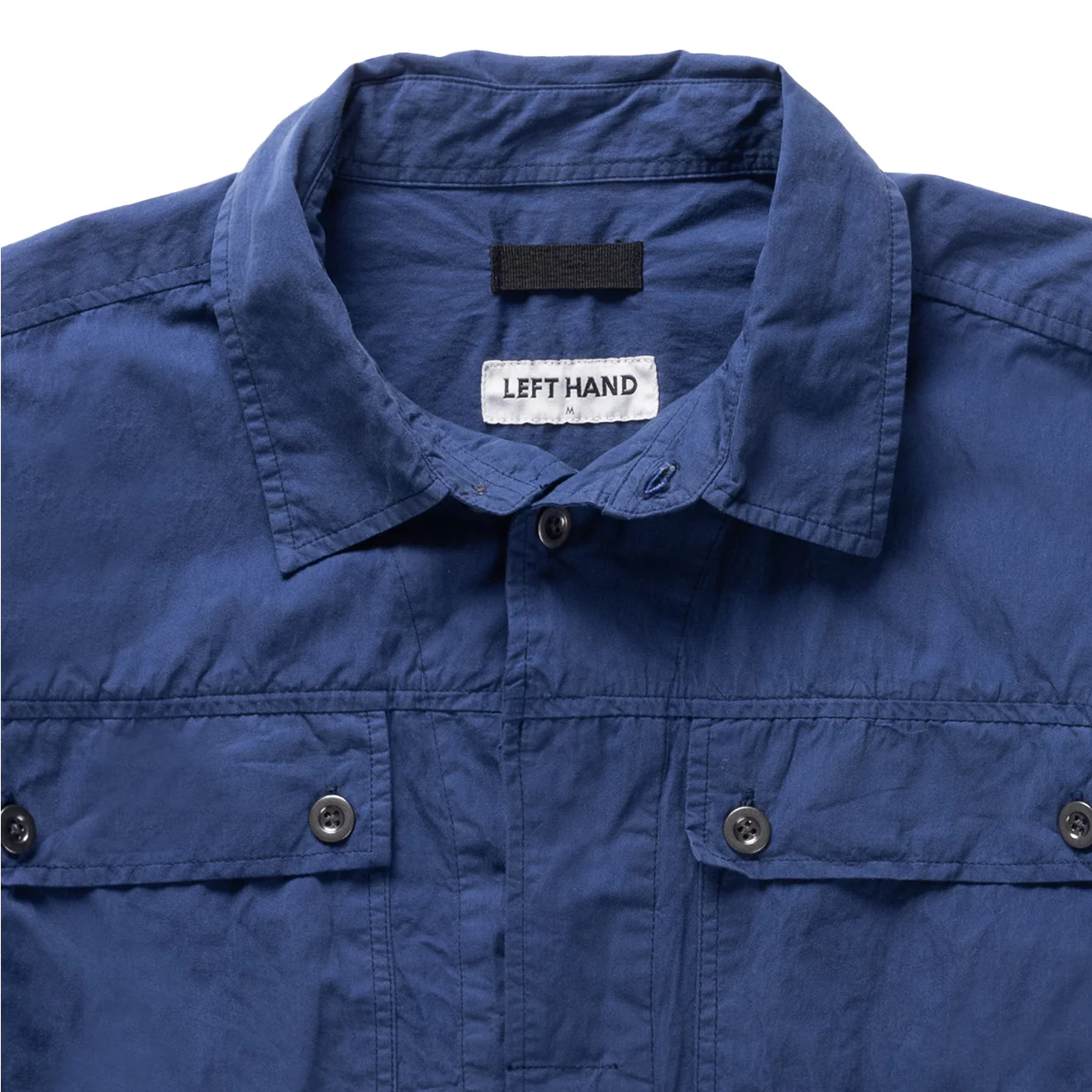 Left Hand Twin Pocket Shirt Navy - Image 3