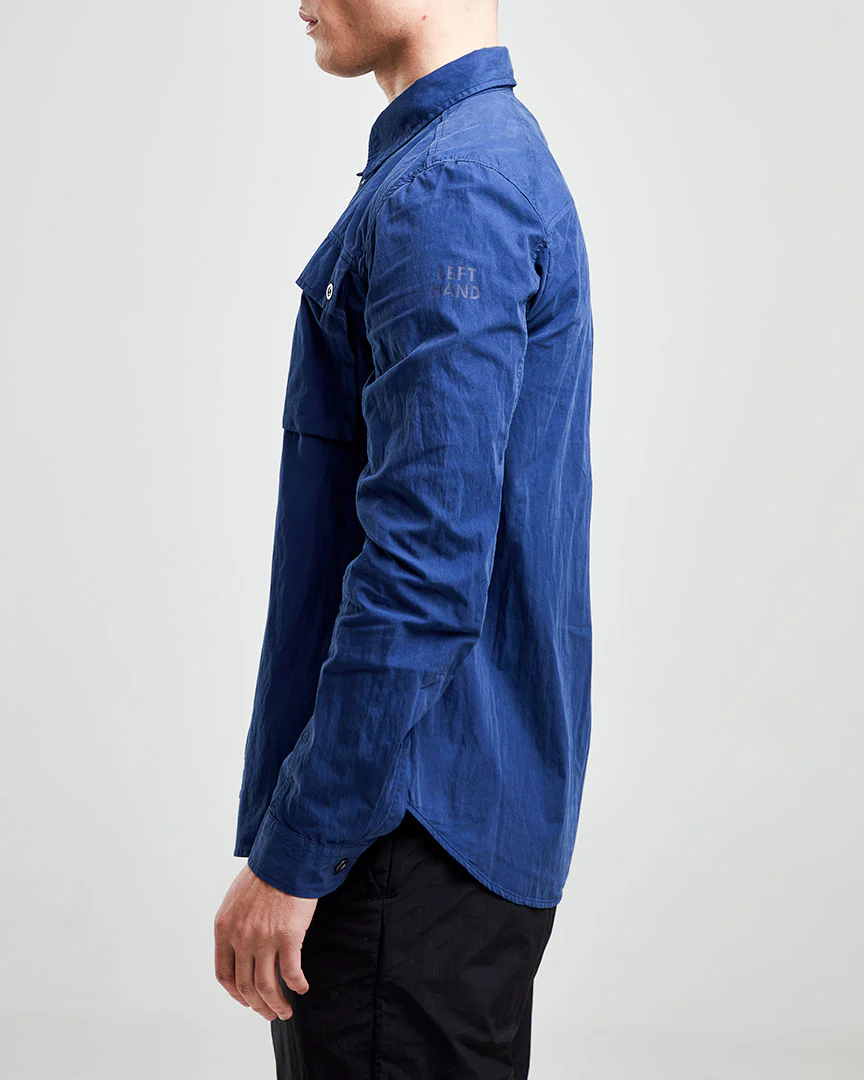 Left Hand Twin Pocket Shirt Navy - Image 5