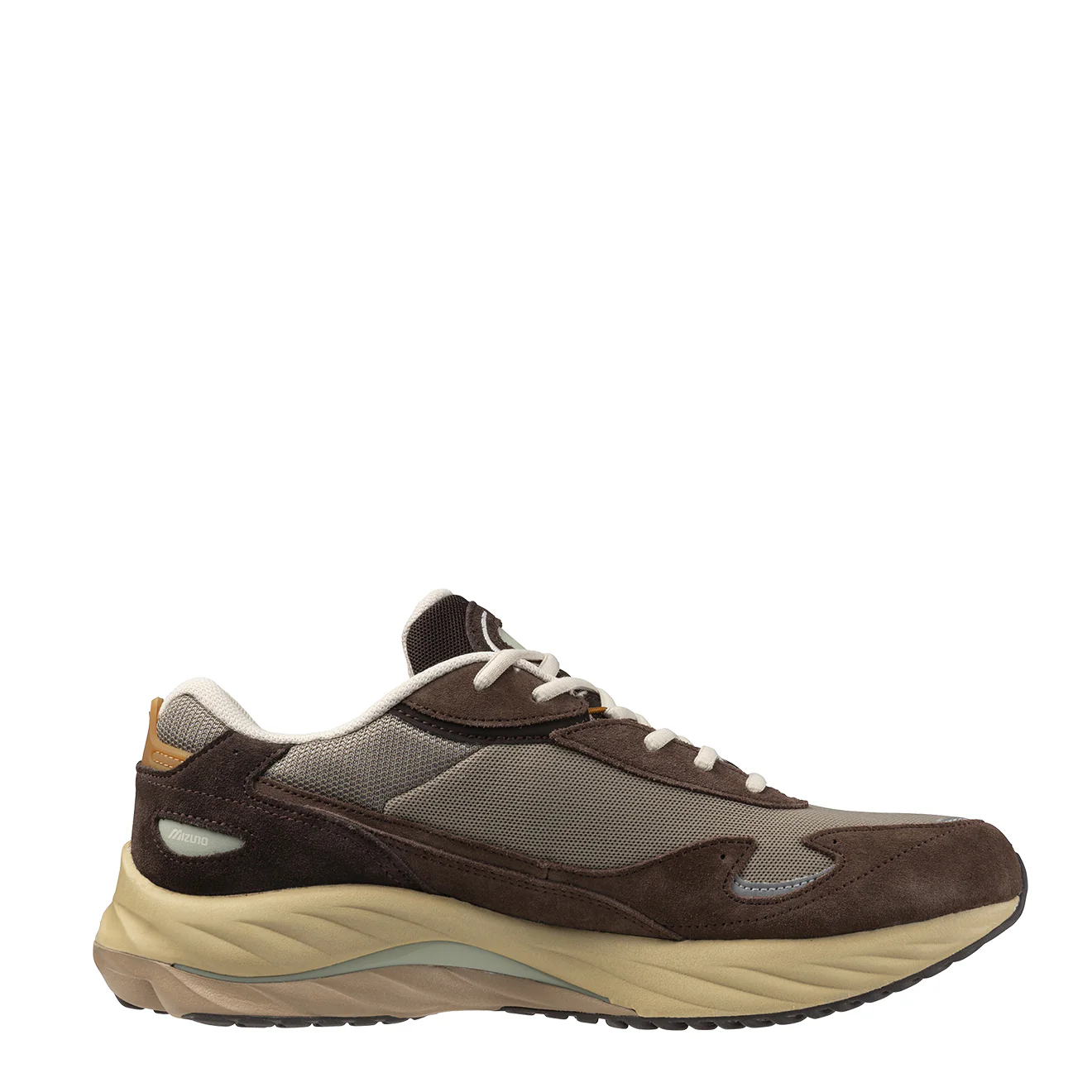 Mizuno Wave Rider Beta Trainer Vintage Khaki / Summer Sand / Chic Coffee - Image 2