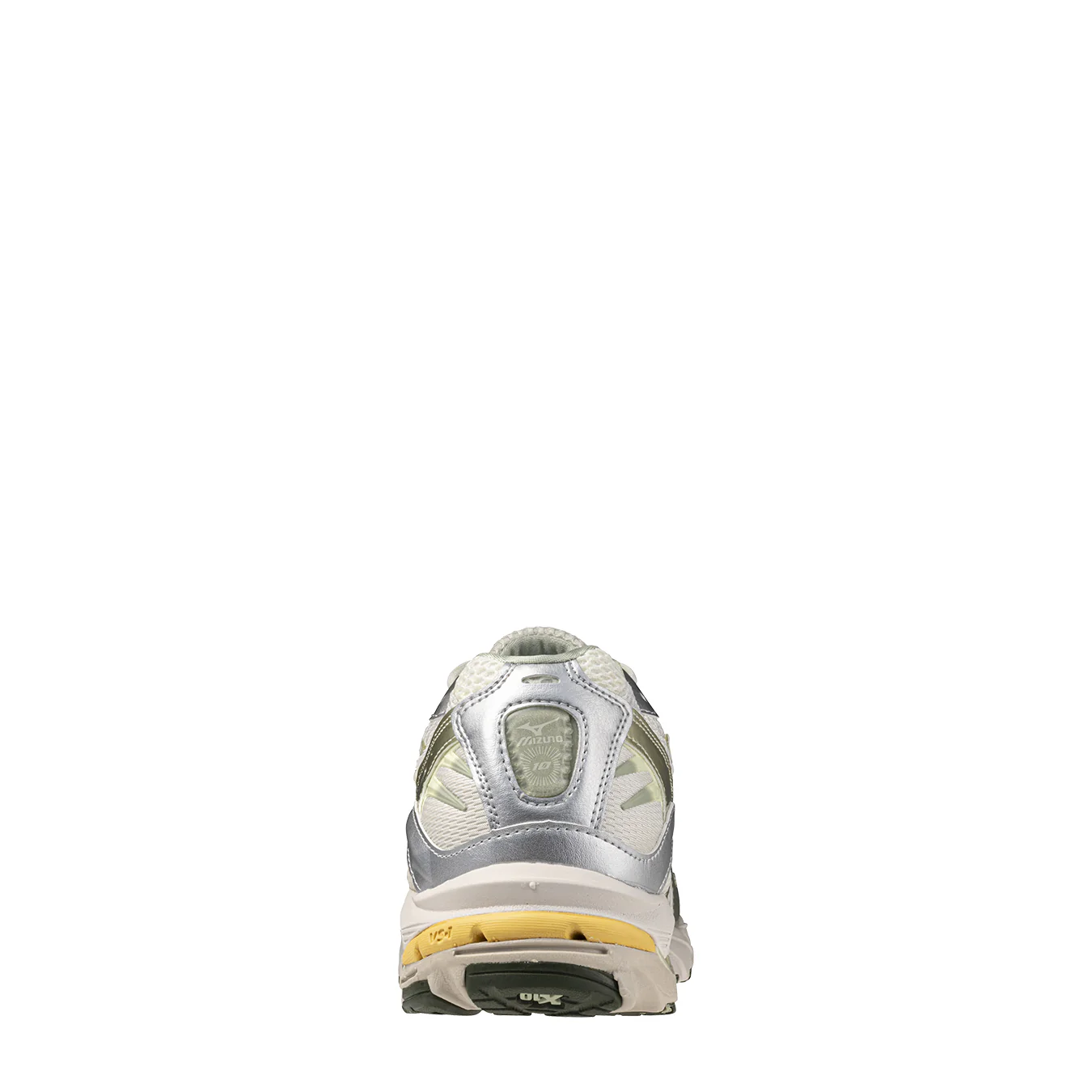 Mizuno Womens Wave Rider 10 Trainer Snow White / White Jade / Desert Sage - Image 3